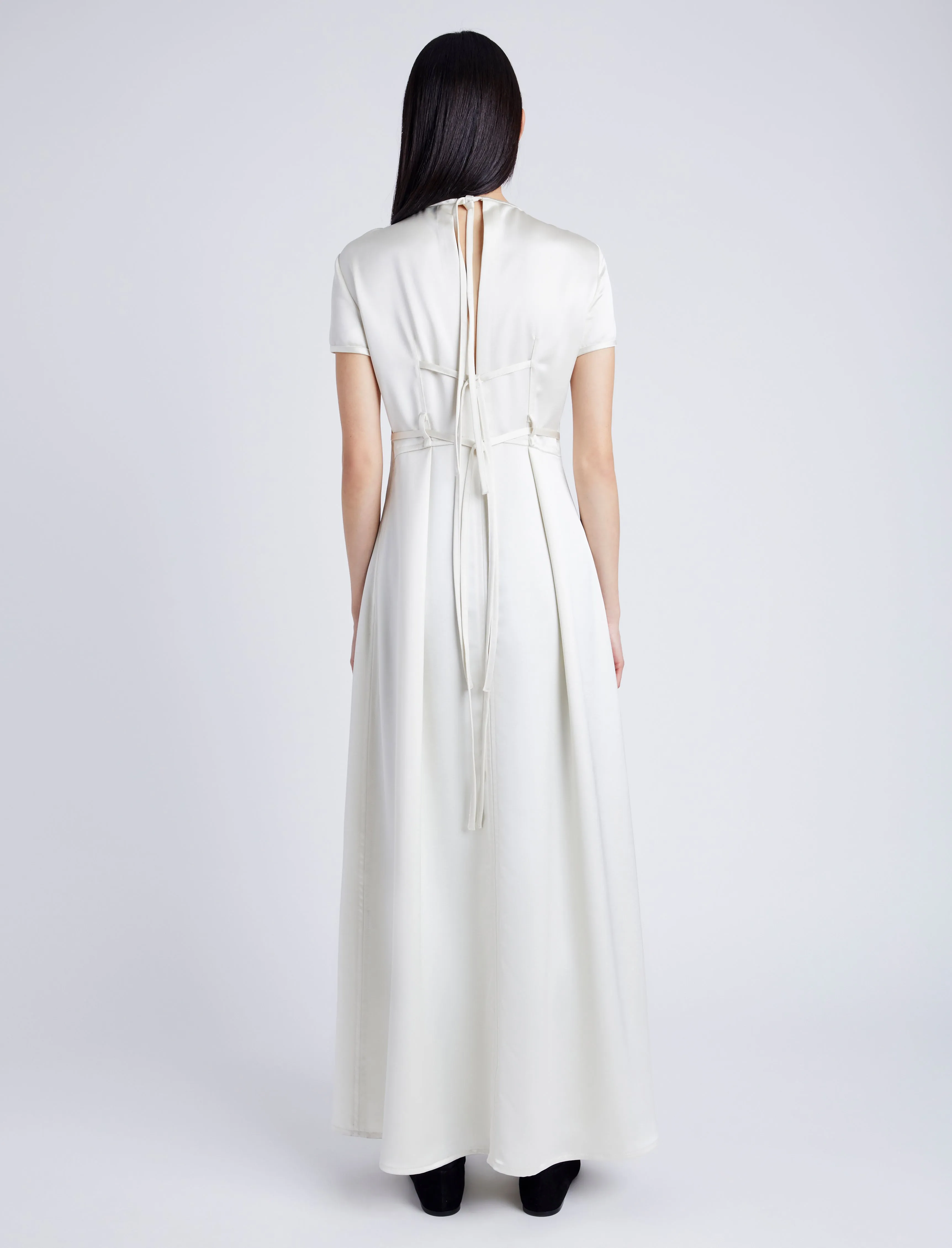 Delphine Dress in Satin sold by Proenza Schouler product image thumbnail 4