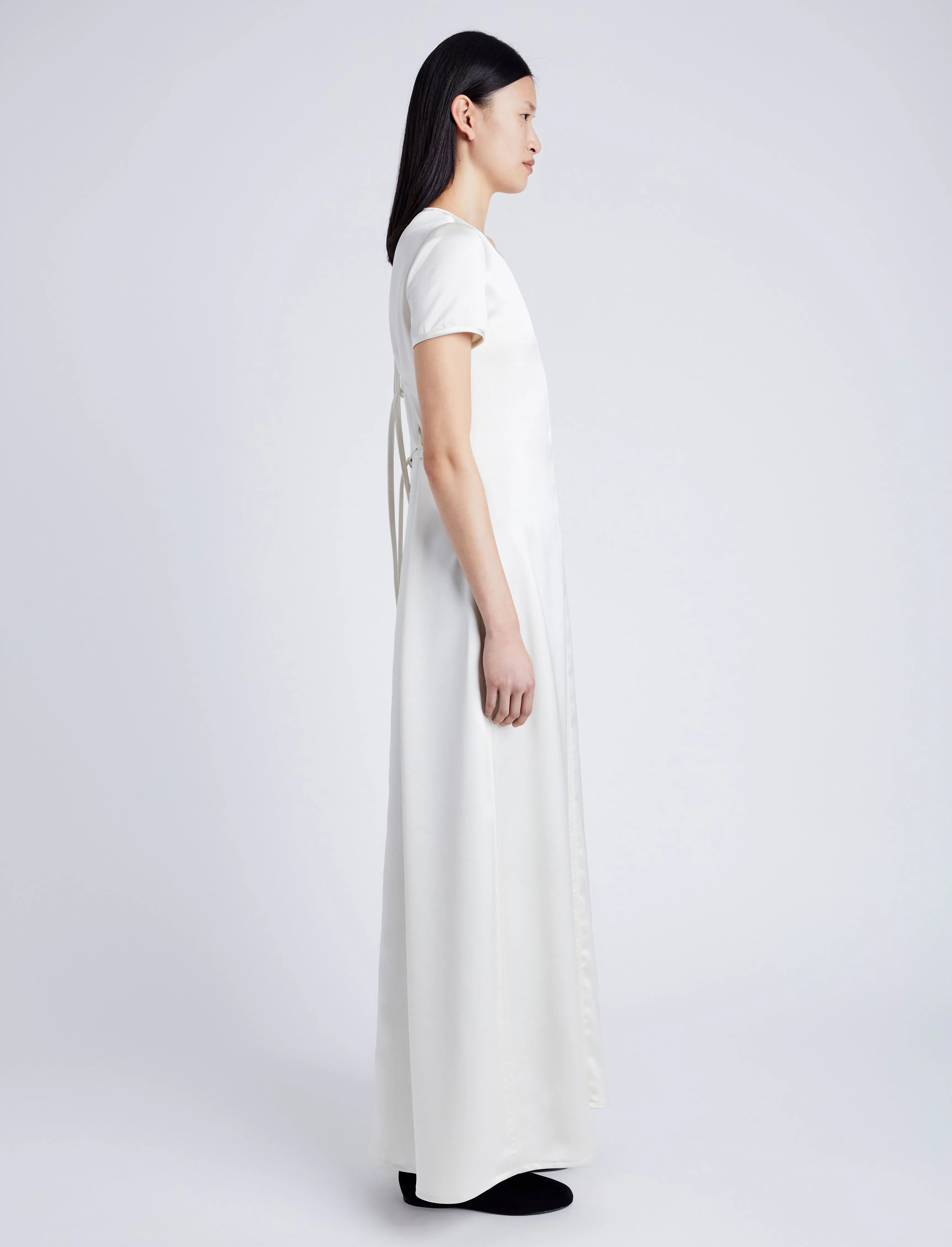 Delphine Dress in Satin sold by Proenza Schouler product image thumbnail 3