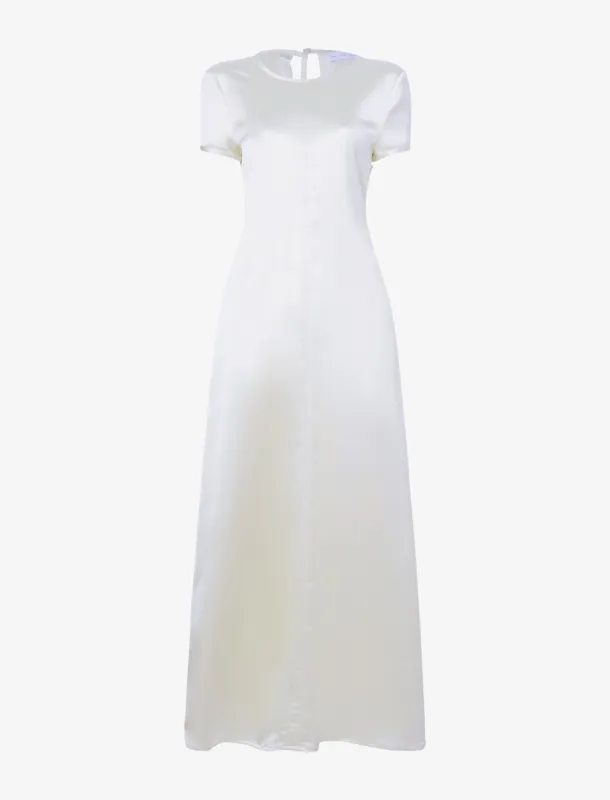 Delphine Dress in Satin made by Proenza Schouler