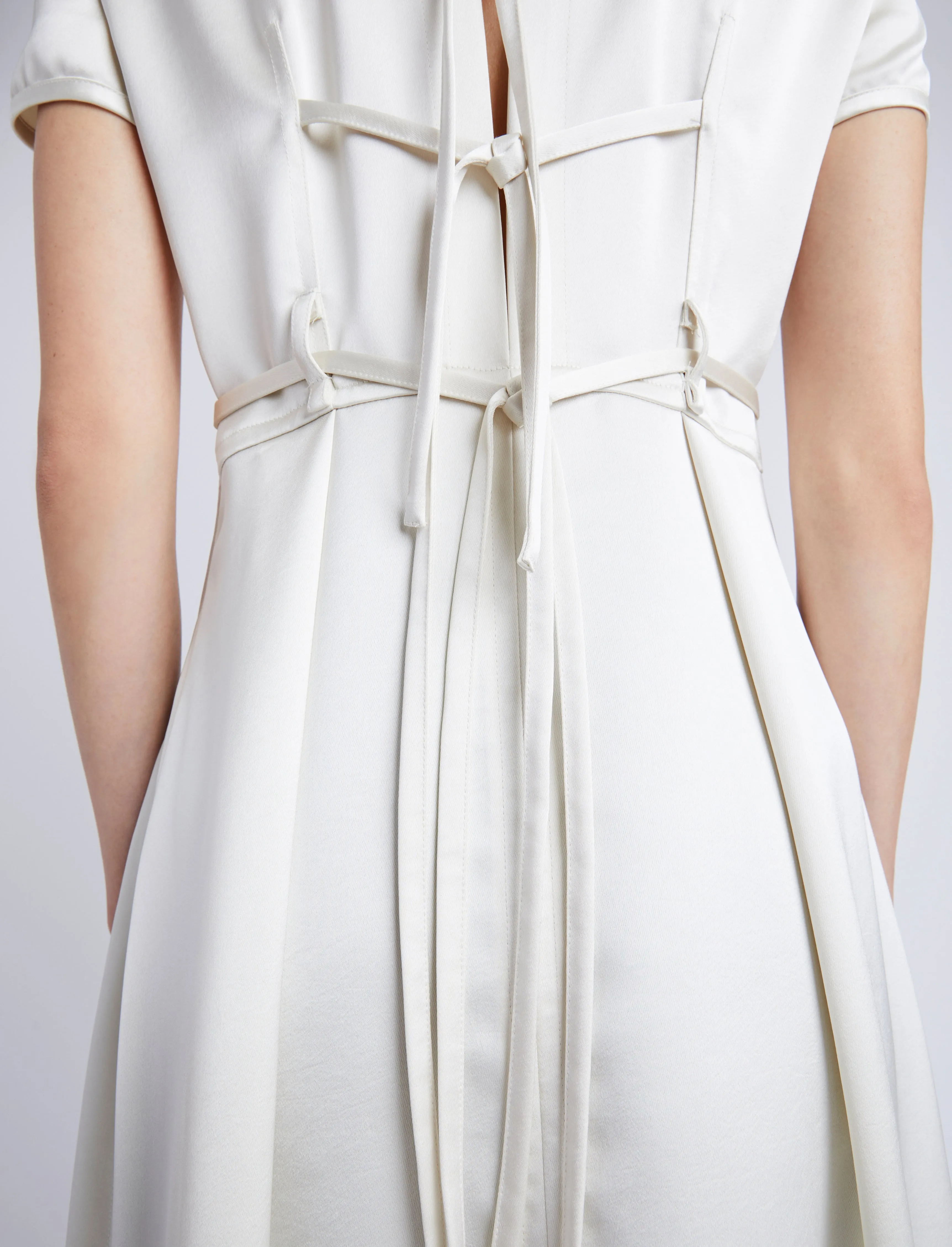 Delphine Dress in Satin sold by Proenza Schouler product image thumbnail 5