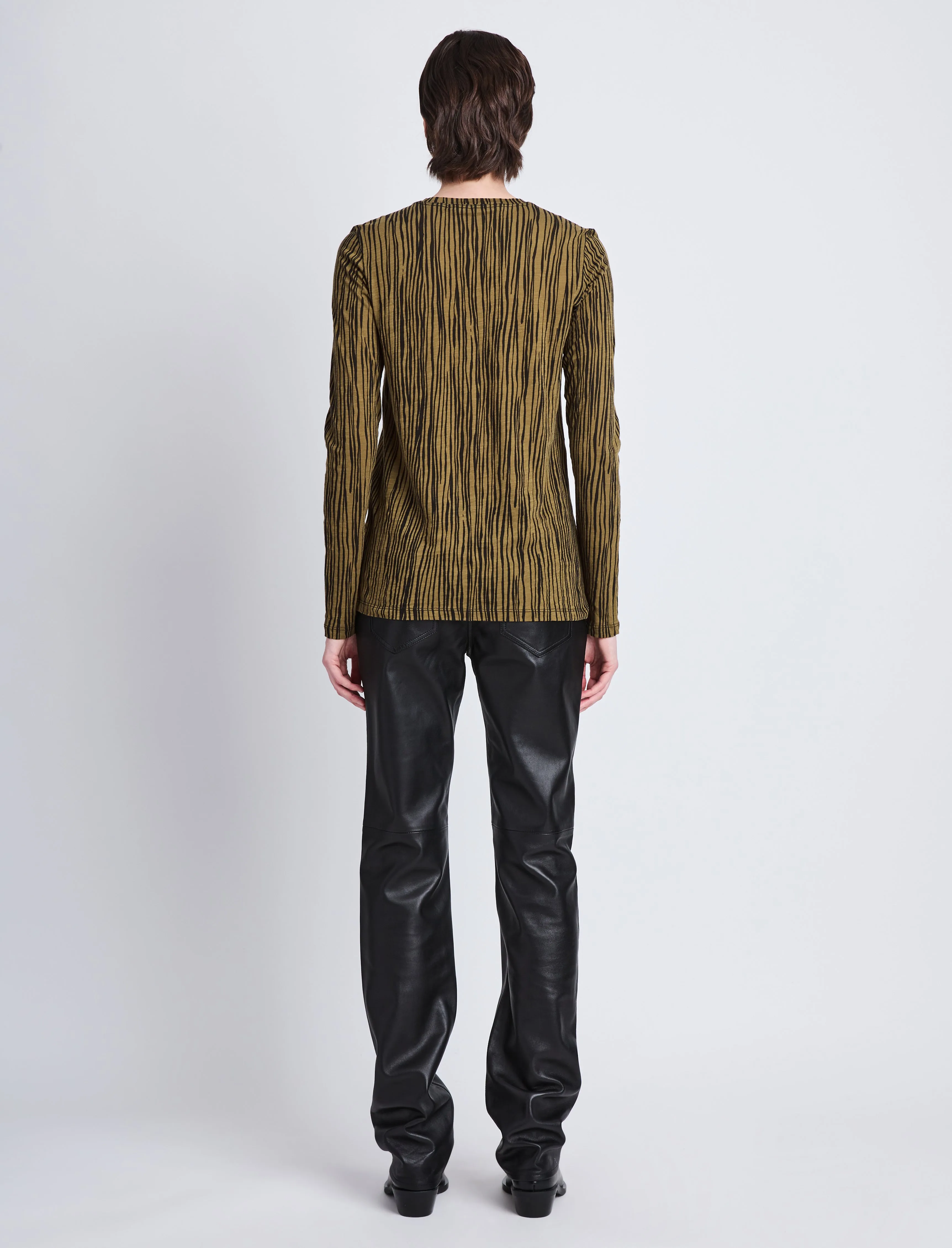 Mia T-Shirt in Printed Tissue Jersey sold by Proenza Schouler product image thumbnail 5