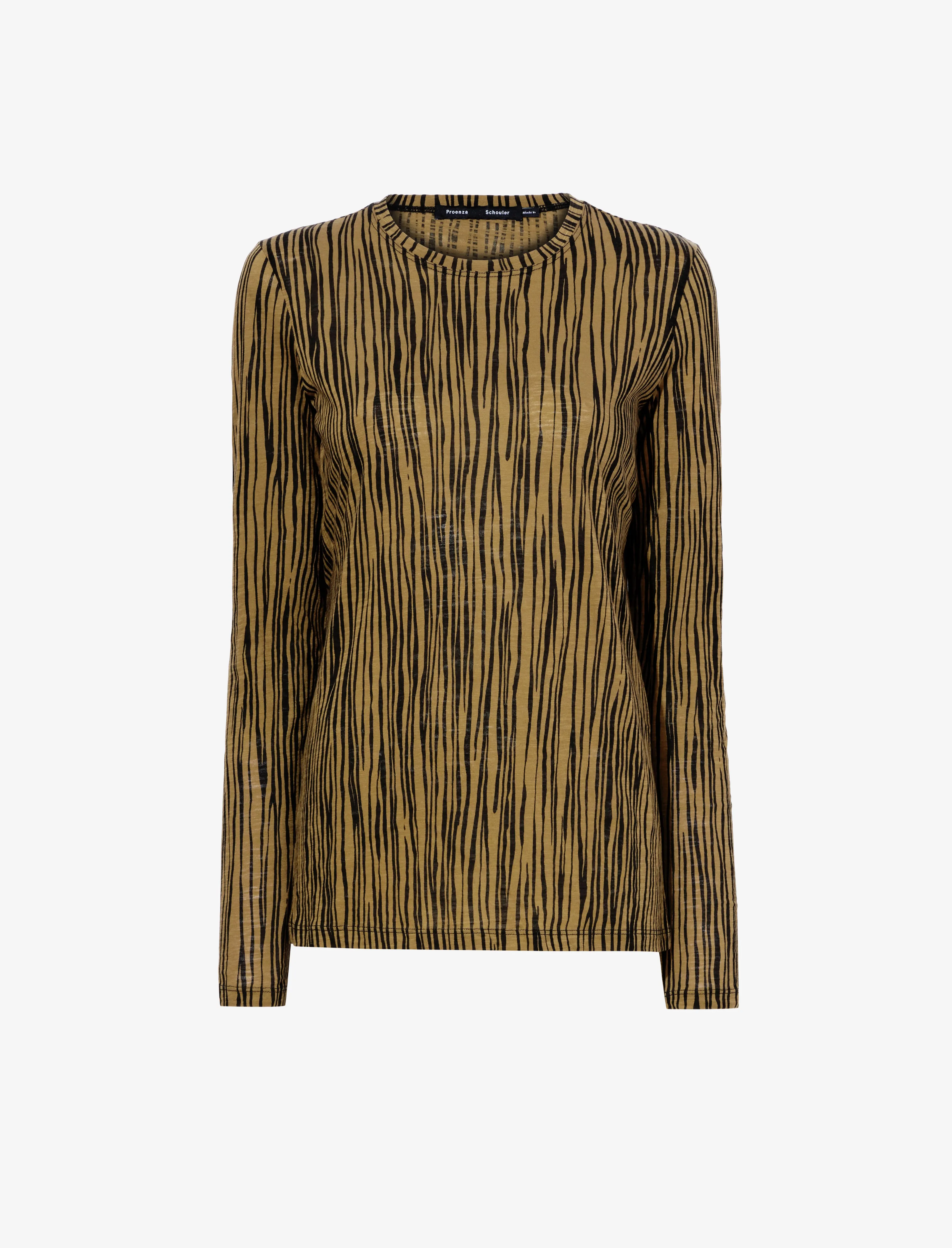 Mia T-Shirt in Printed Tissue Jersey sold by Proenza Schouler