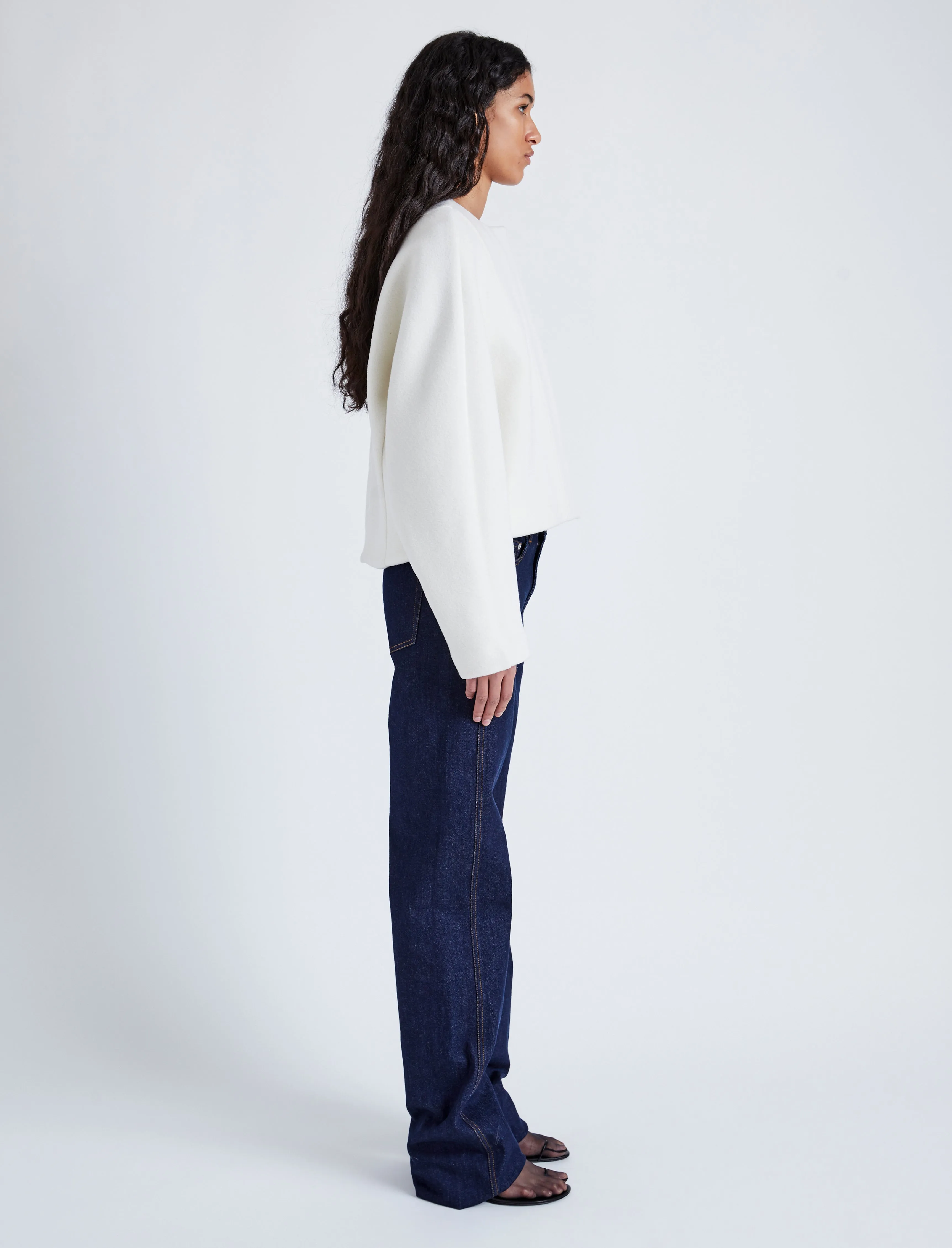 Mona Jacket in Eco DoubleFace Wool sold by Proenza Schouler product image thumbnail 4