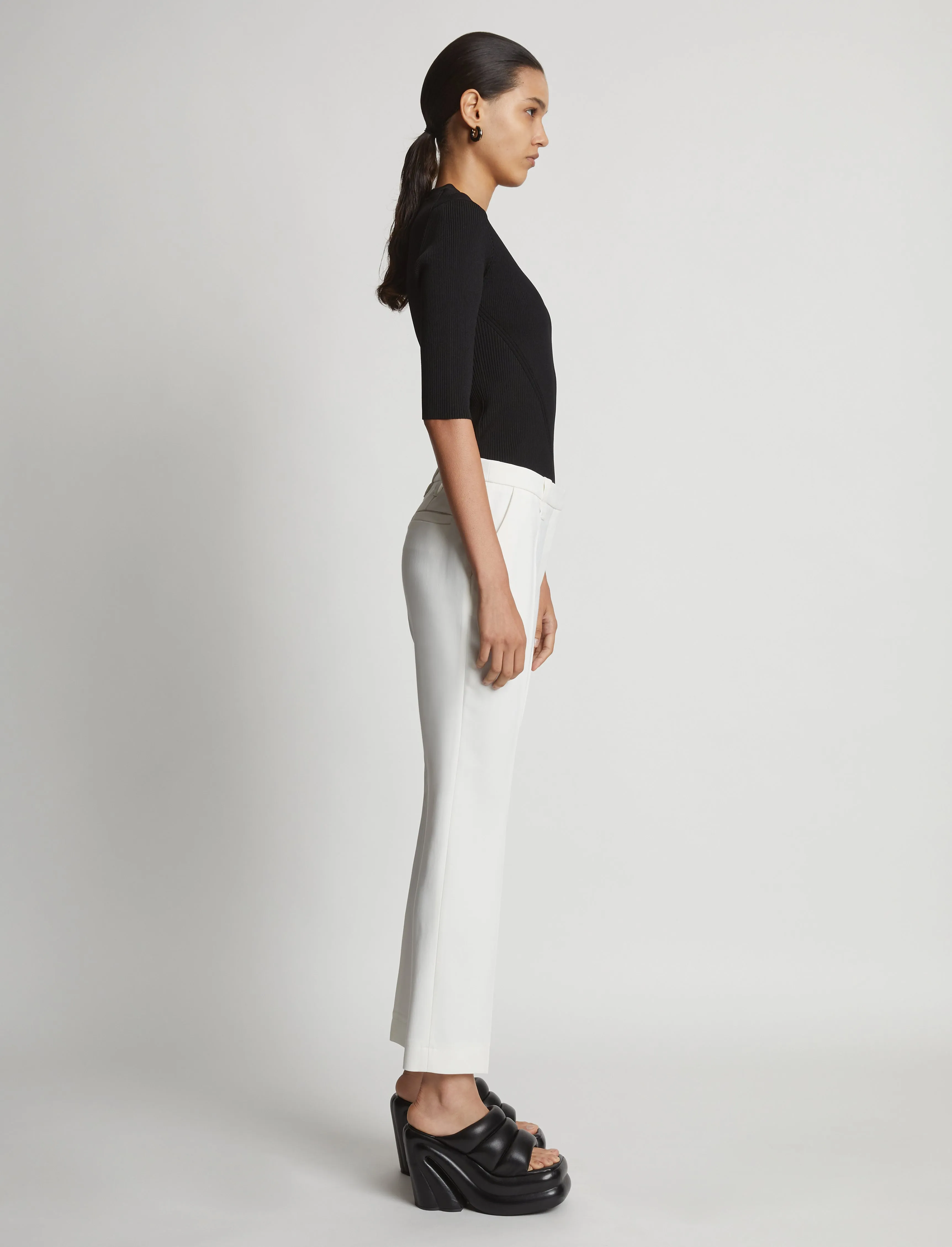 Viscose Suiting Straight Pants sold by Proenza Schouler product image thumbnail 3
