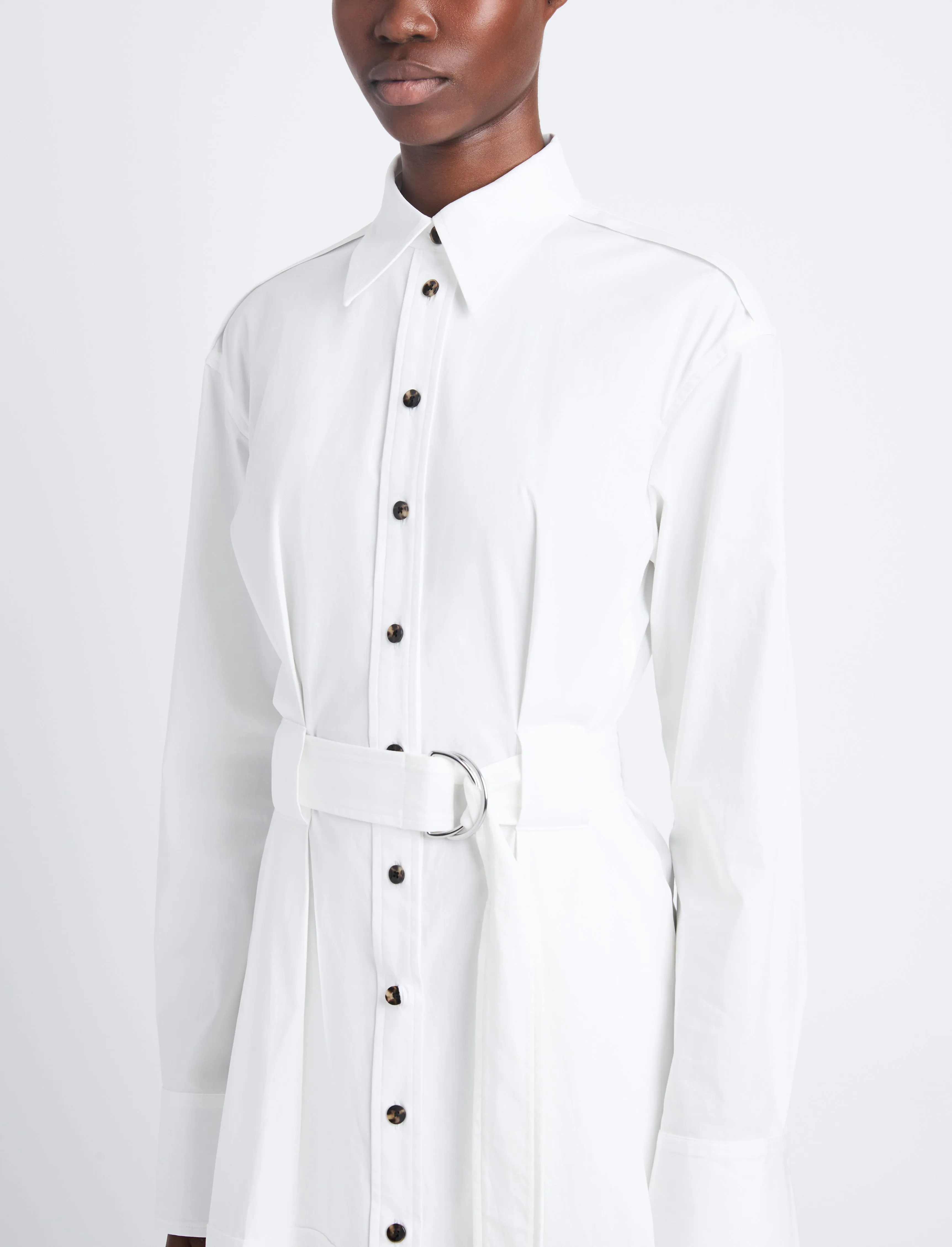 Viola Dress in Compact Poplin sold by Proenza Schouler product image thumbnail 5