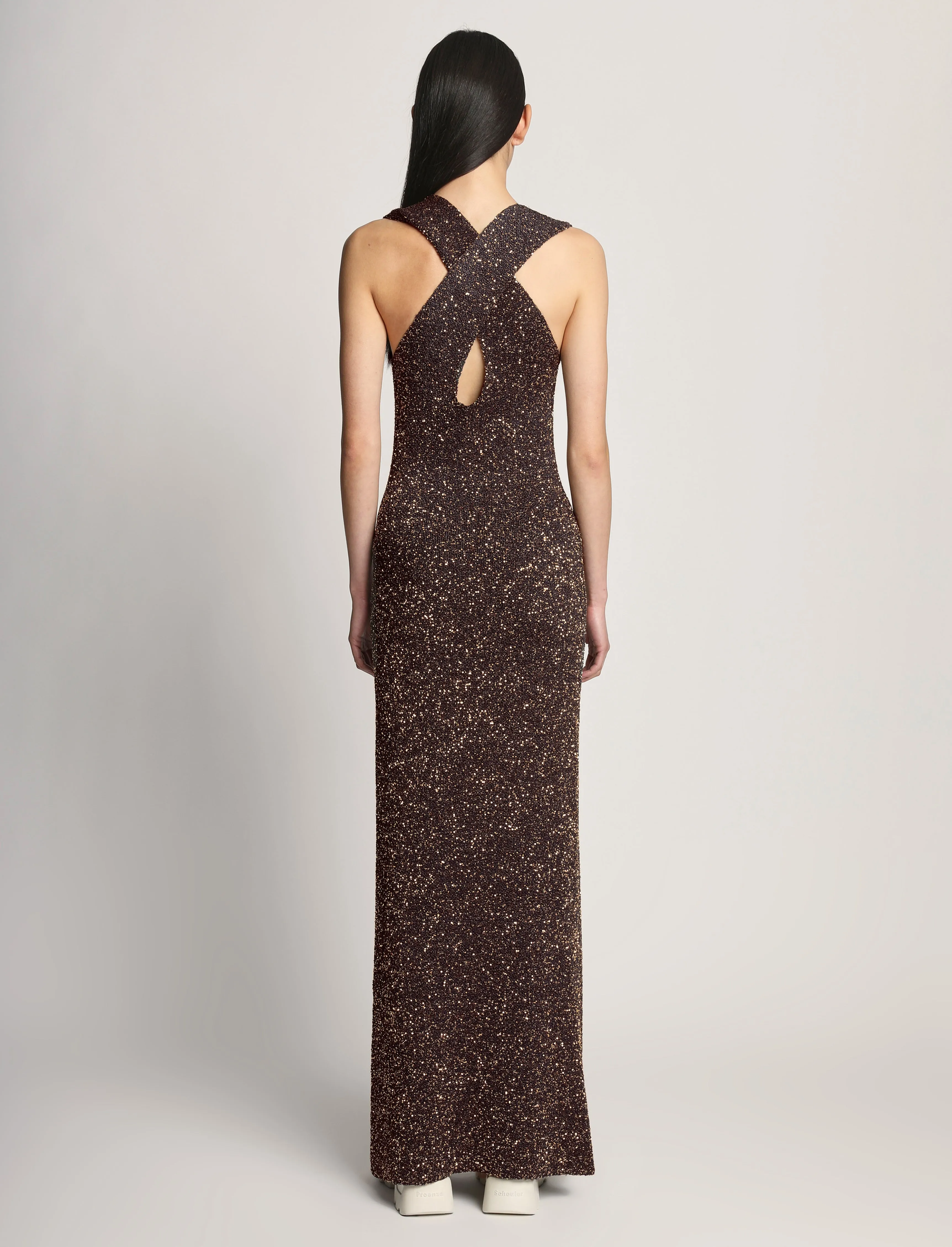 Sequin Knit Dress - DARK BROWN sold by Proenza Schouler product image thumbnail 4