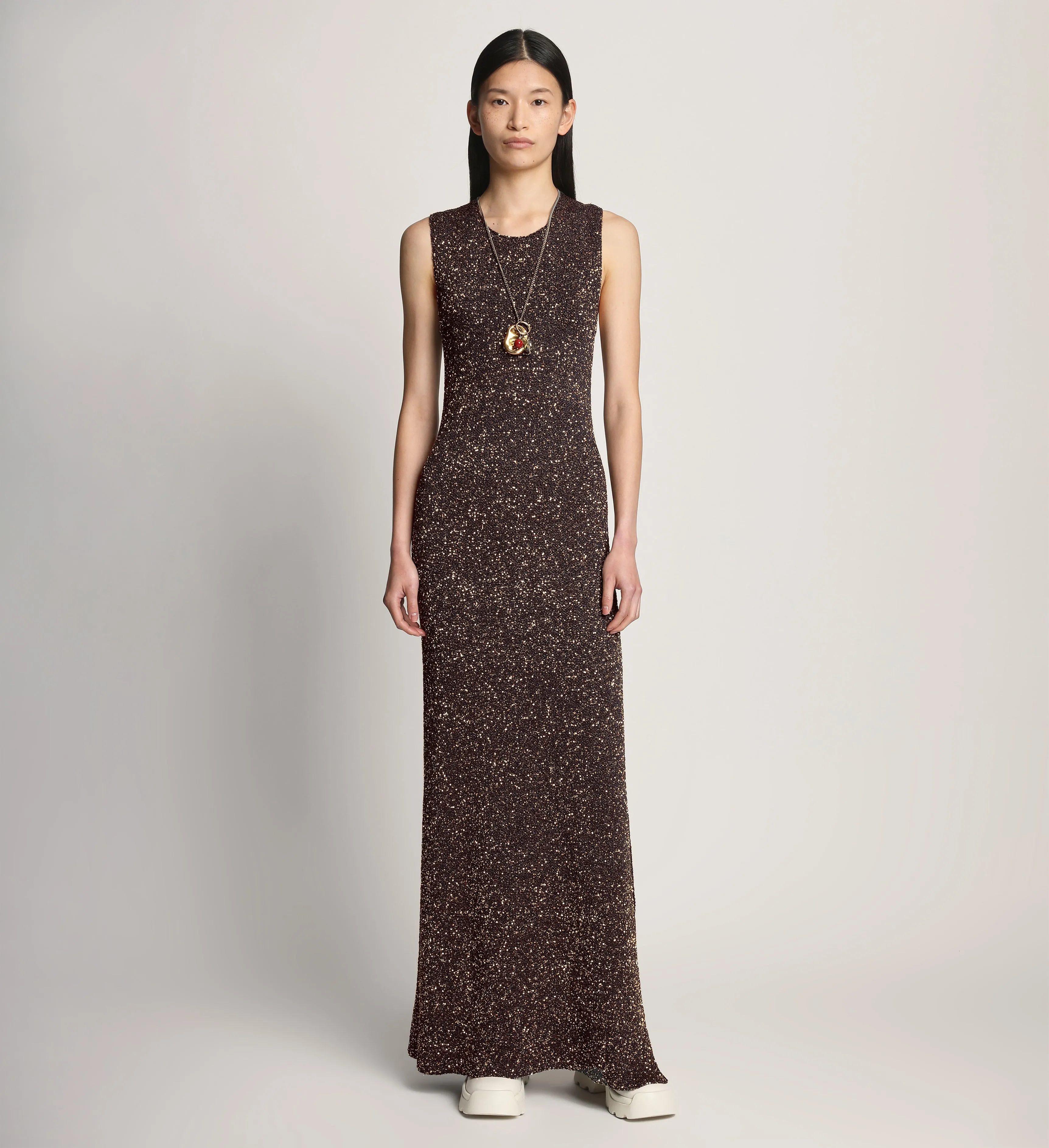 Sequin Knit Dress - DARK BROWN sold by Proenza Schouler product image thumbnail 2