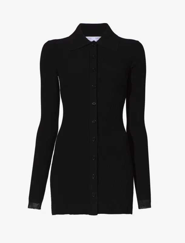 Rib Knit Fitted Cardigan sold by Proenza Schouler