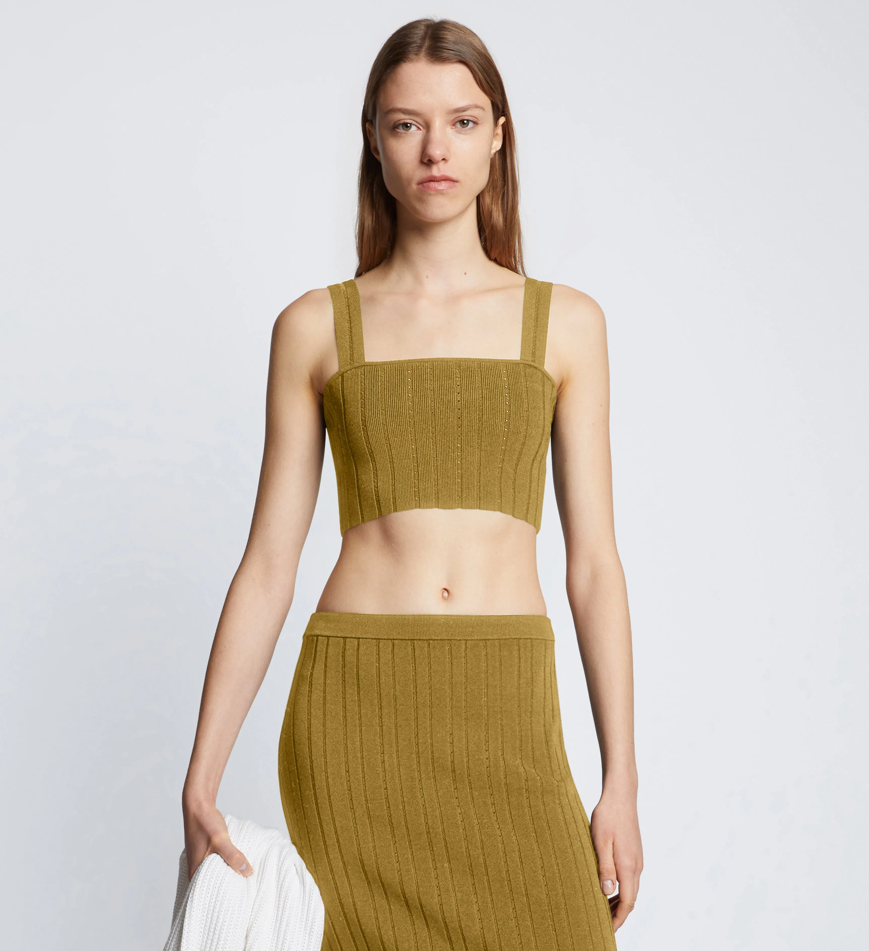 Pointelle Rib Bralette sold by Proenza Schouler product image thumbnail 2