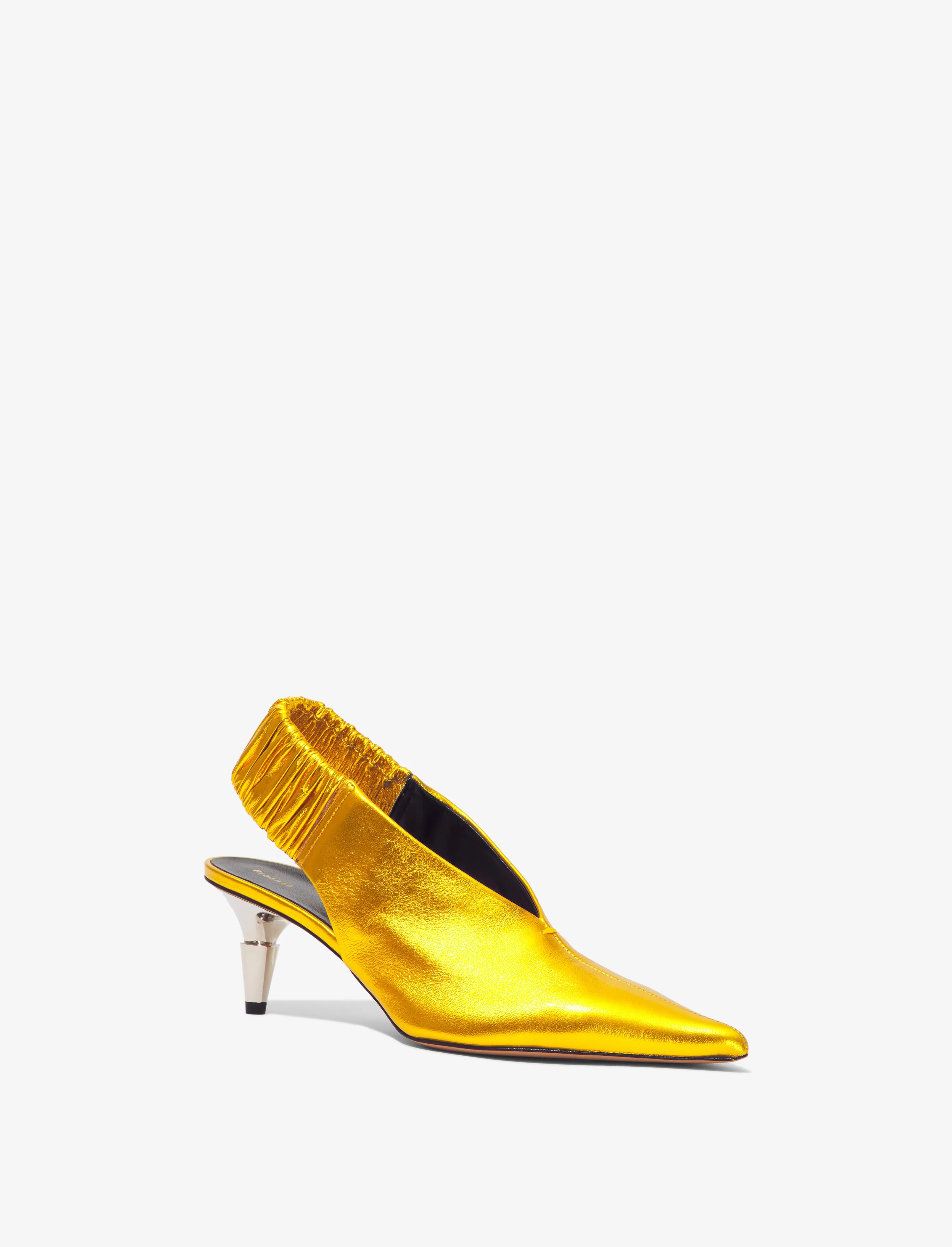 SPIKE SLINGBACK PUMPS - Gold sold by Proenza Schouler product image thumbnail 2