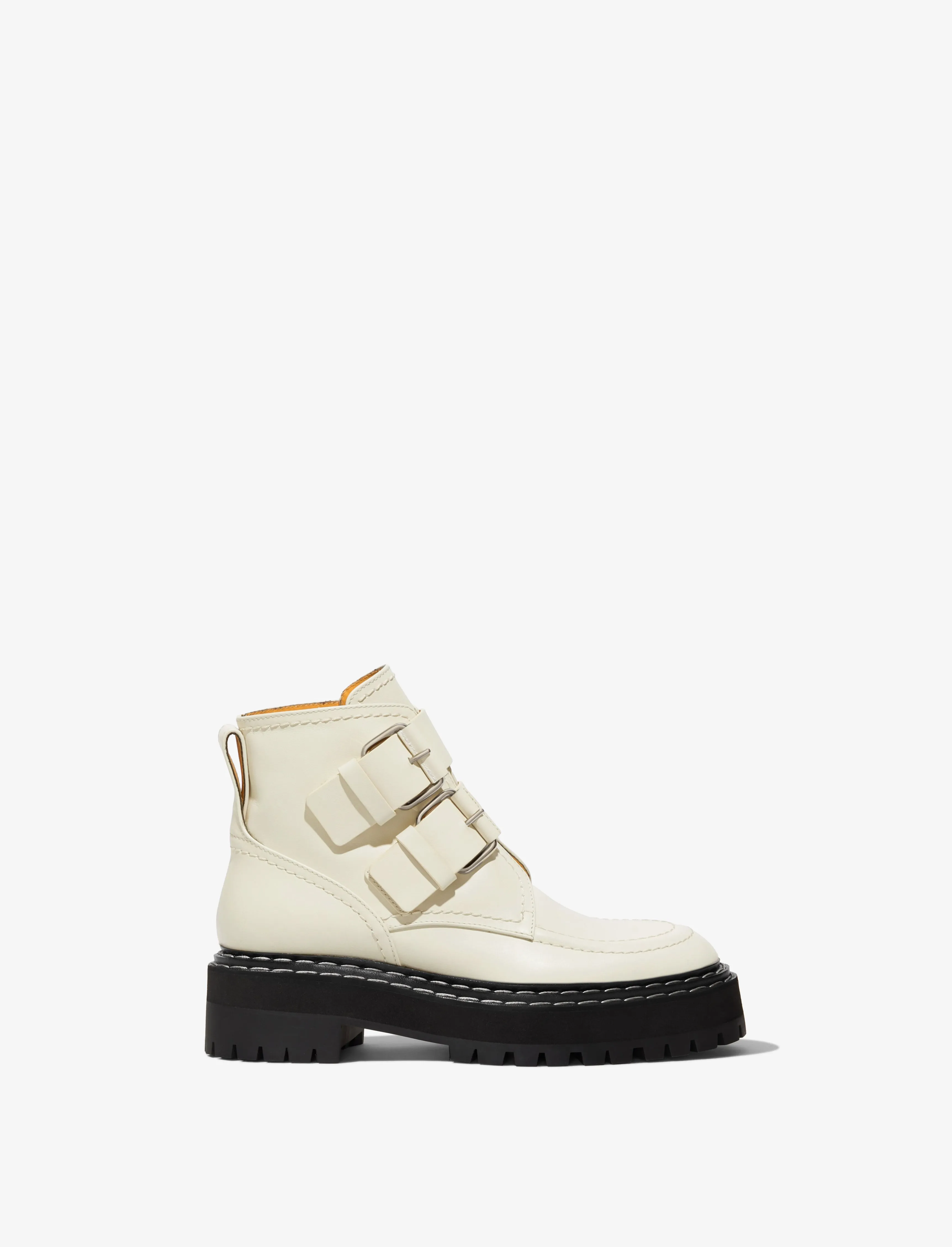 Lug Sole Platform Buckle Boots sold by Proenza Schouler