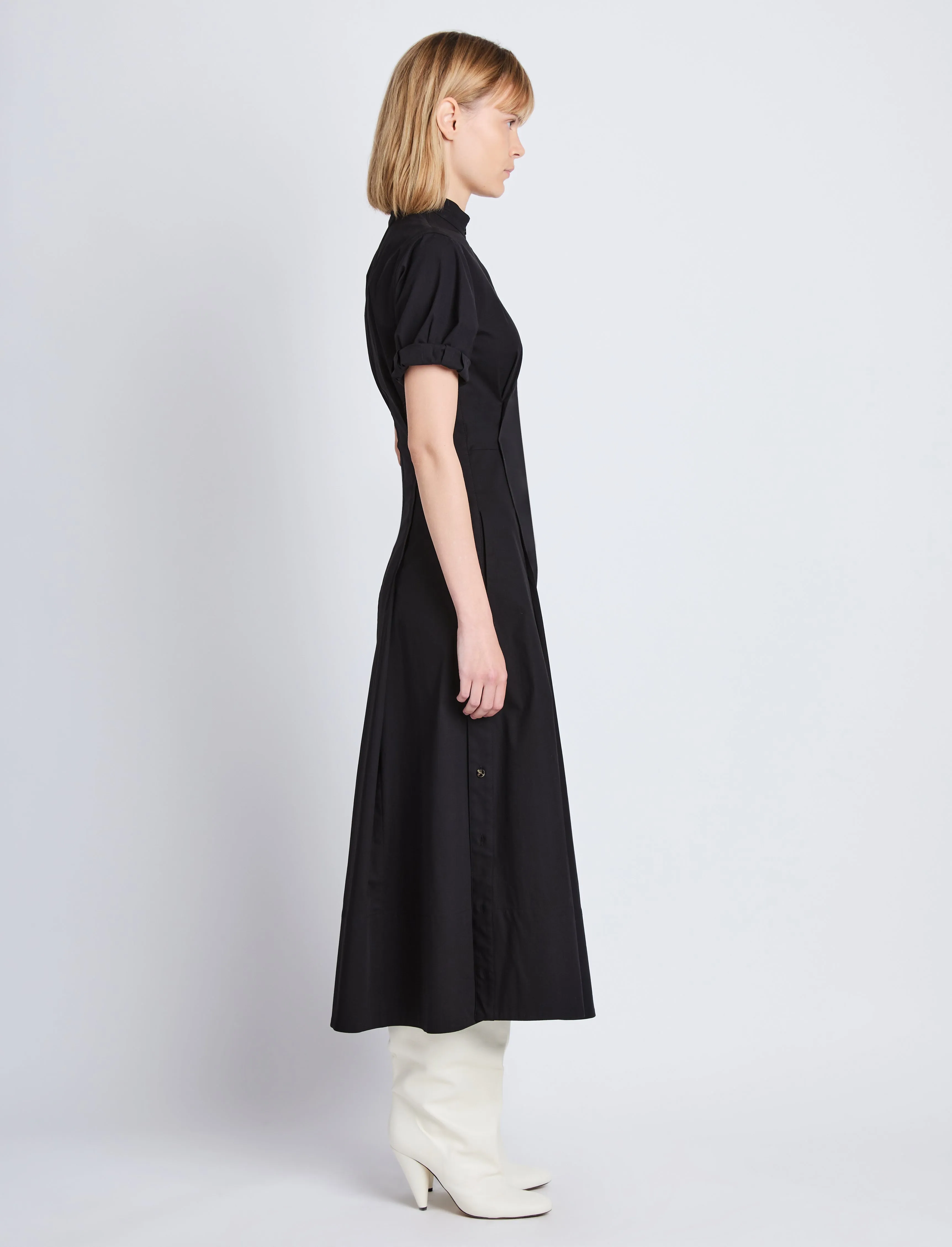 Tracey Dress in Eco Poplin sold by Proenza Schouler product image thumbnail 3