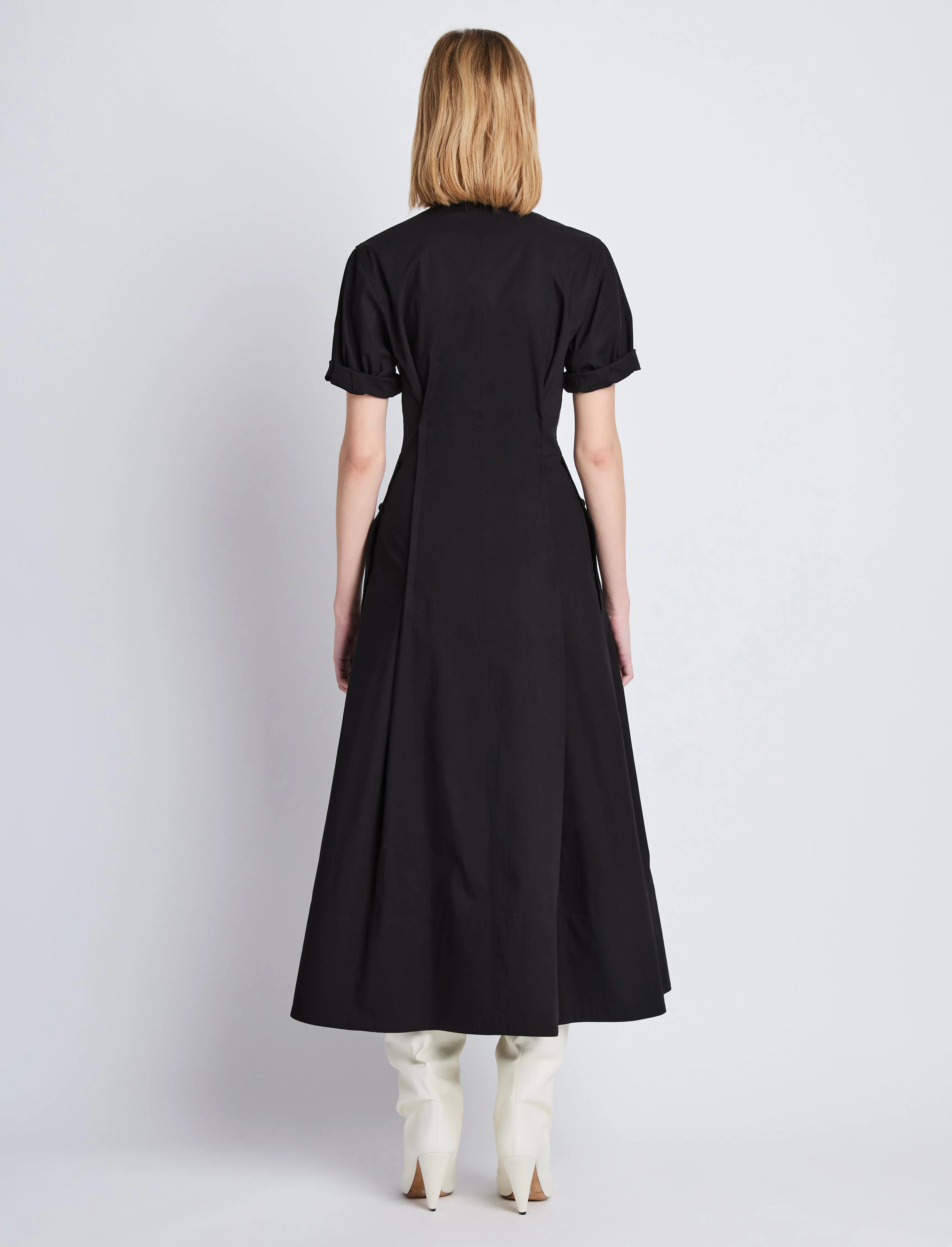 Tracey Dress in Eco Poplin sold by Proenza Schouler product image thumbnail 4