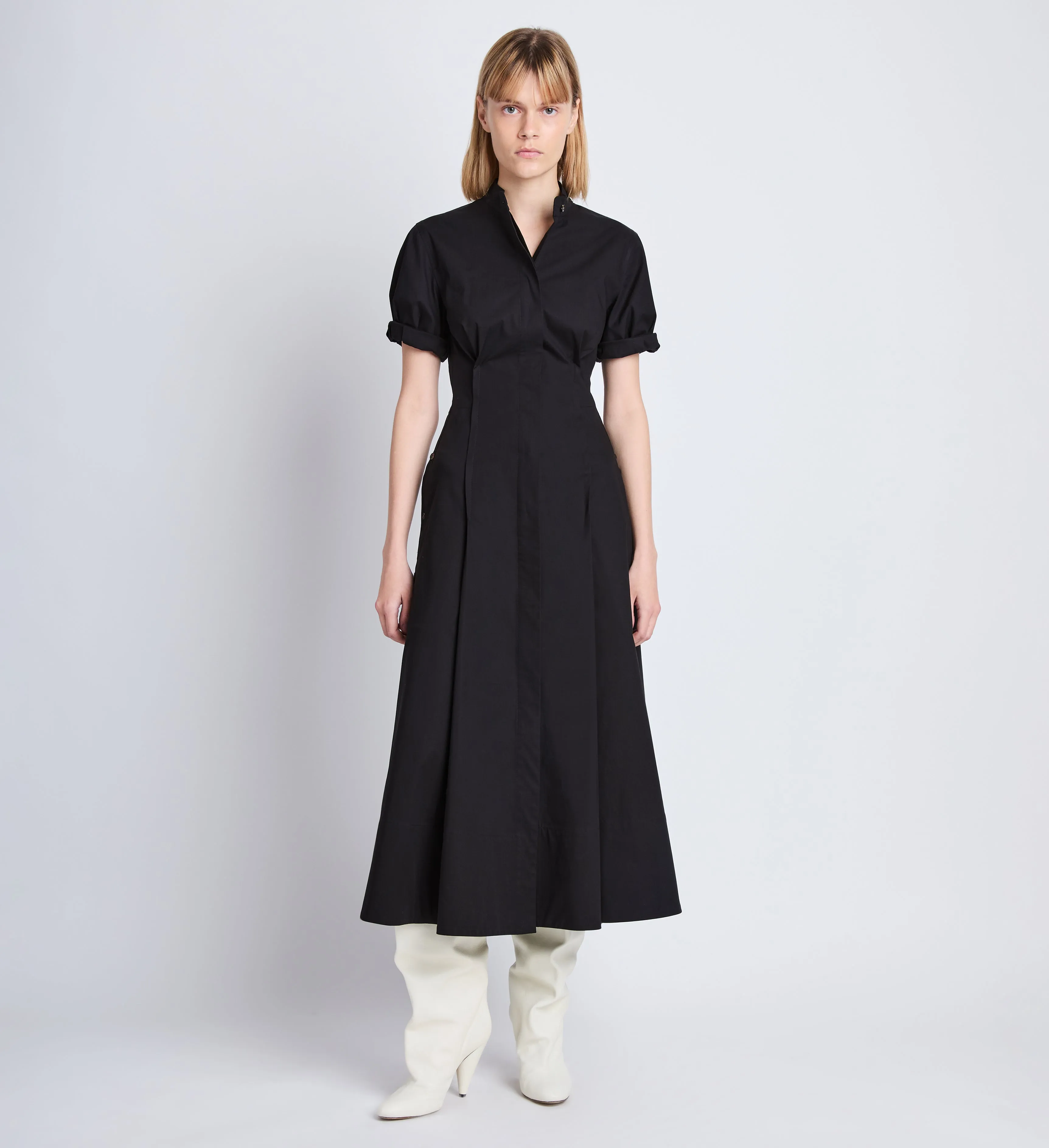 Tracey Dress in Eco Poplin sold by Proenza Schouler product image thumbnail 2