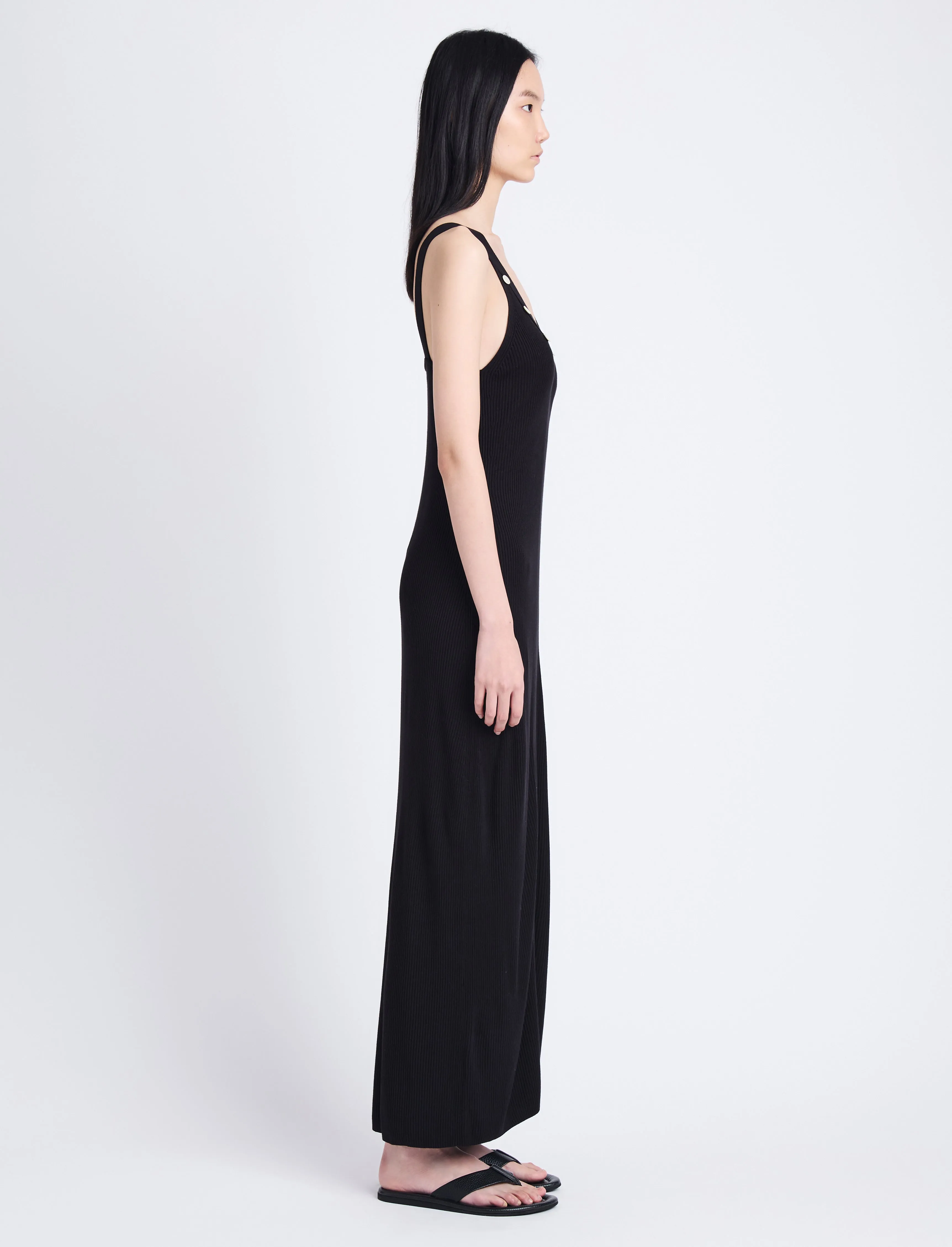 Hayden Knit Dress in Viscose Rib sold by Proenza Schouler product image thumbnail 3