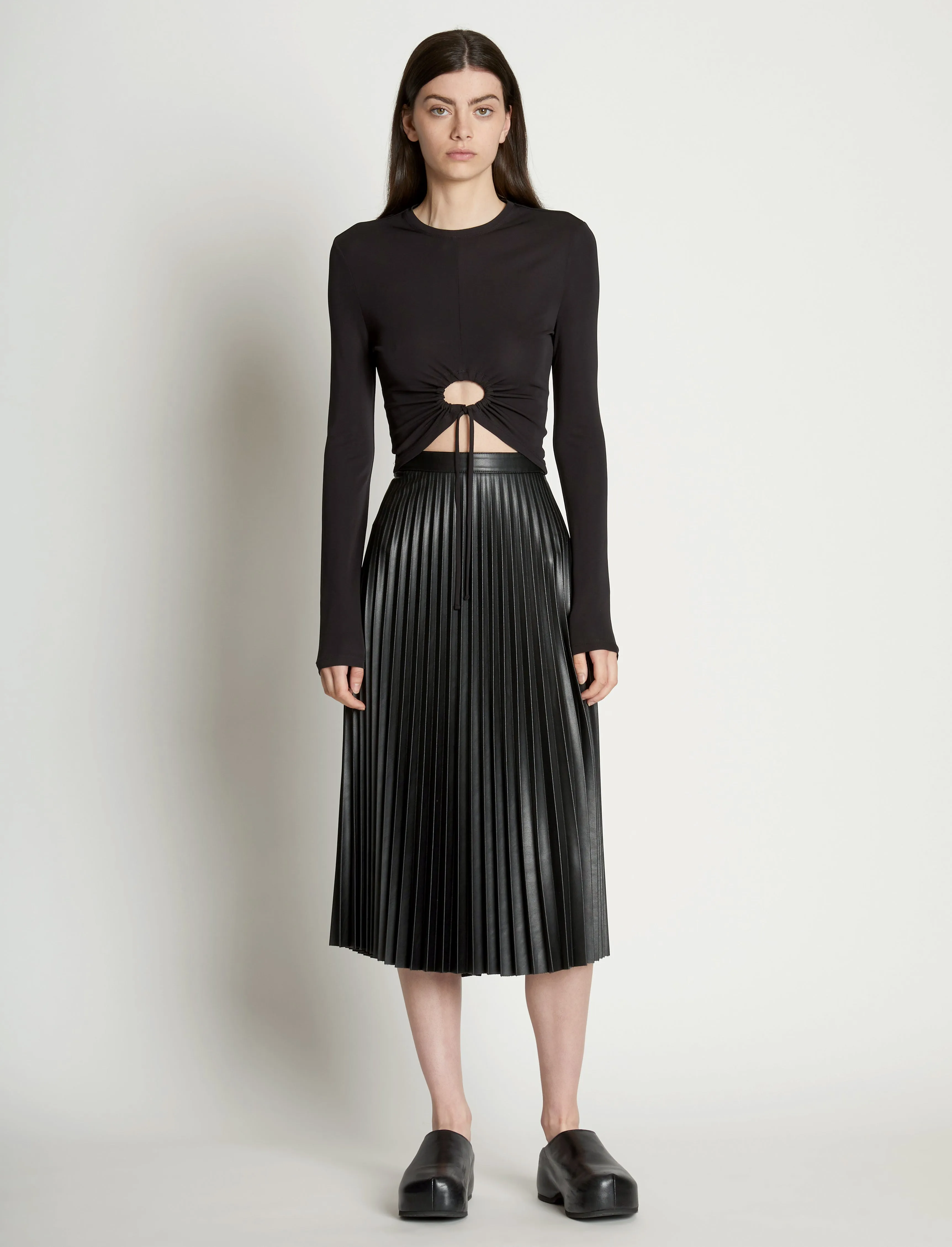 Matte Crepe Drawstring Top sold by Proenza Schouler product image thumbnail 3