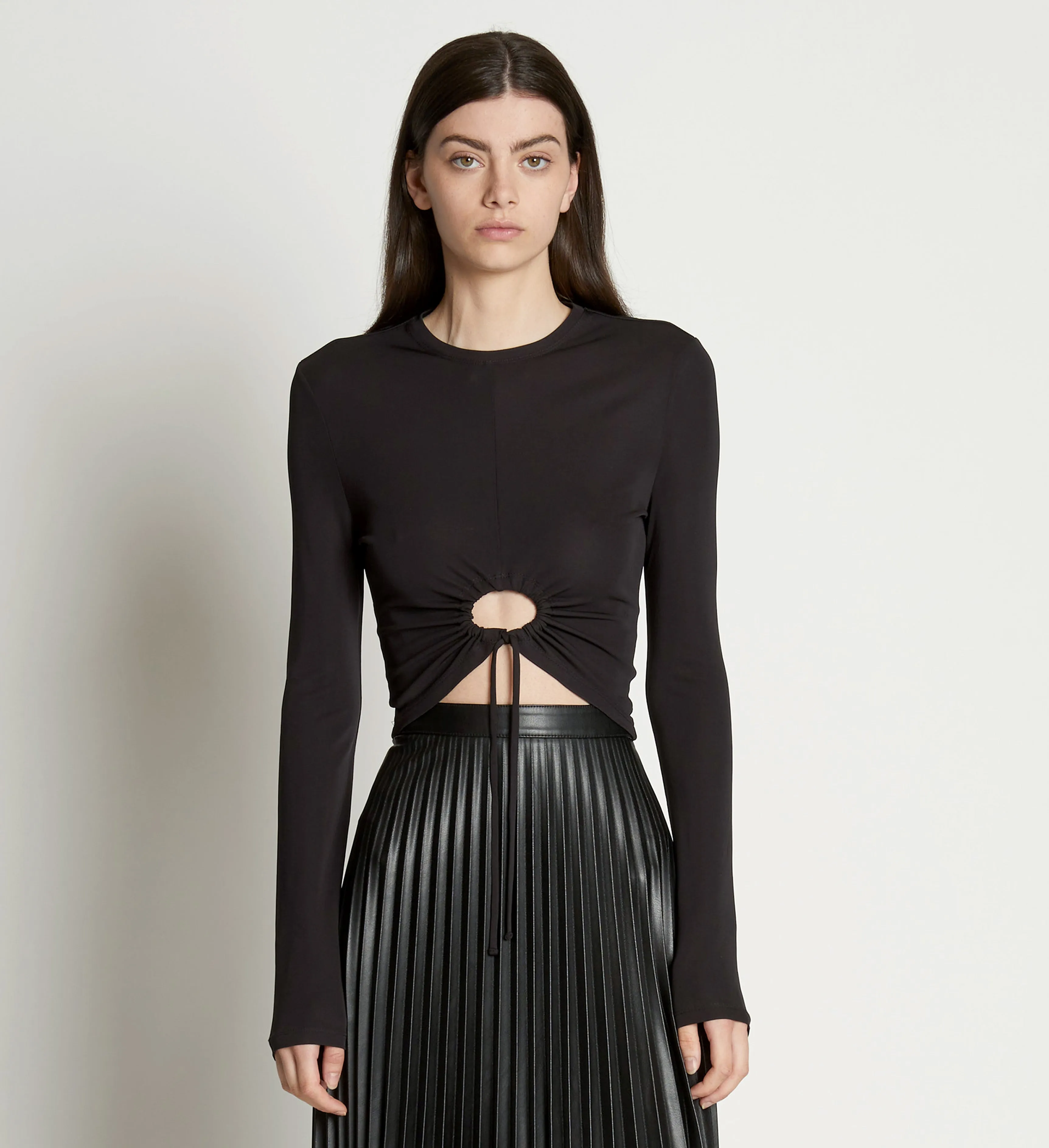 Matte Crepe Drawstring Top sold by Proenza Schouler product image thumbnail 2