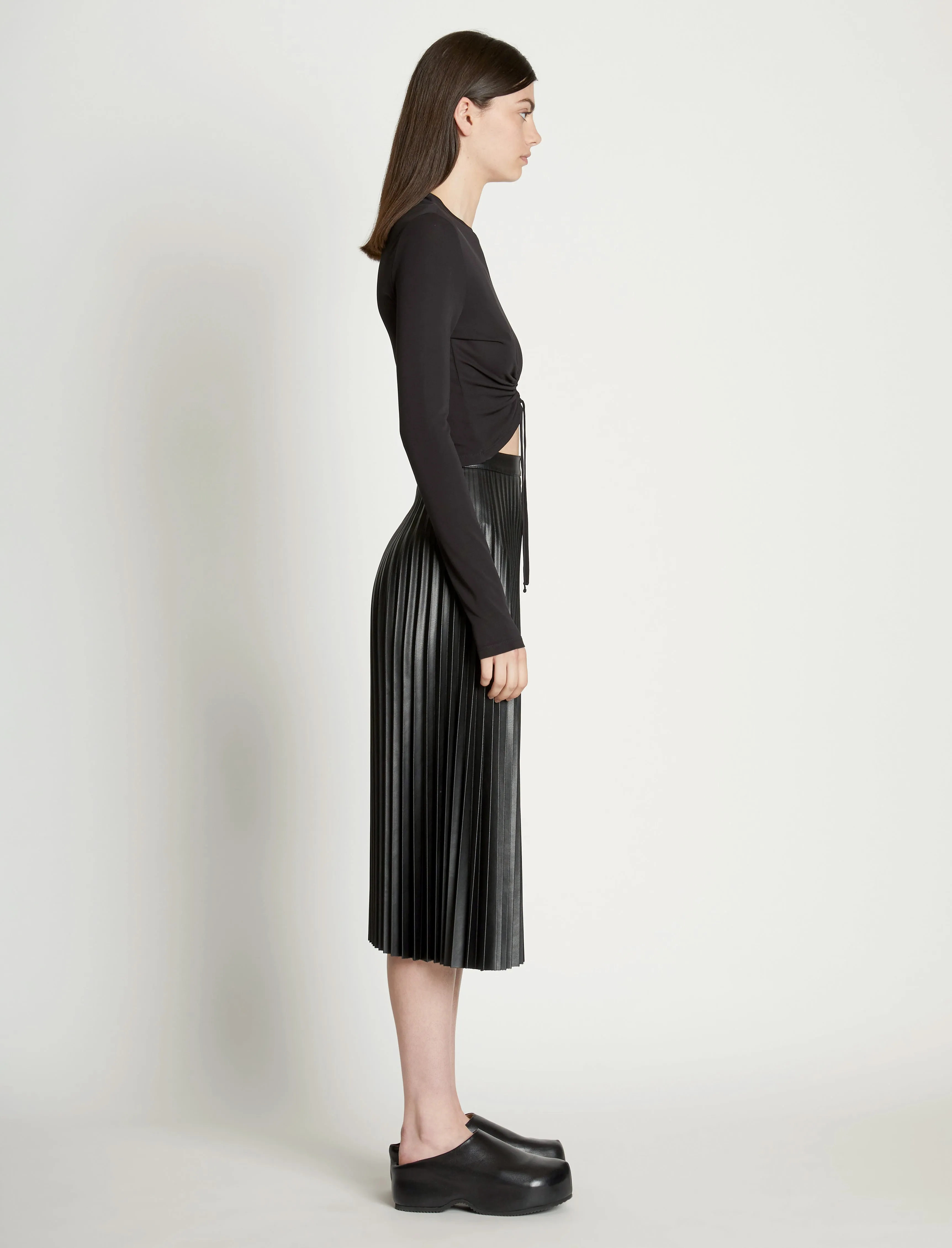 Matte Crepe Drawstring Top sold by Proenza Schouler product image thumbnail 4