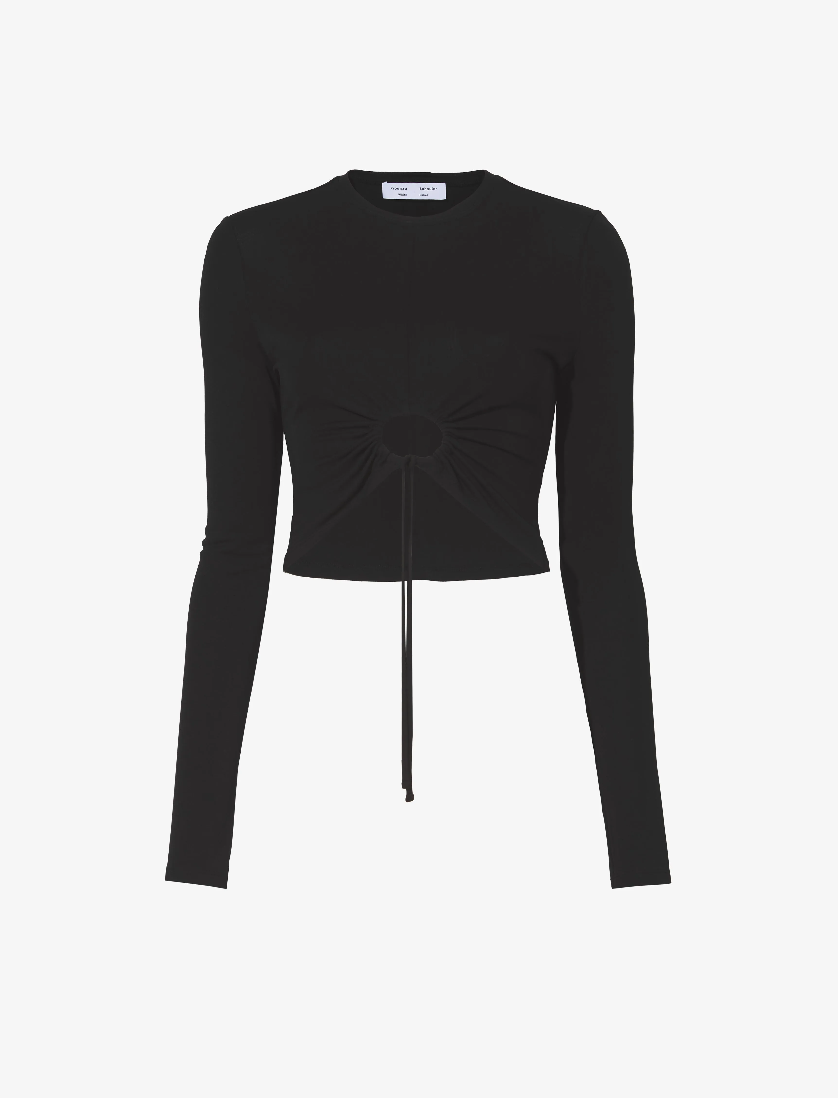 Matte Crepe Drawstring Top sold by Proenza Schouler
