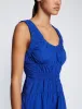 Poplin Gathered Dress sold by Proenza Schouler
