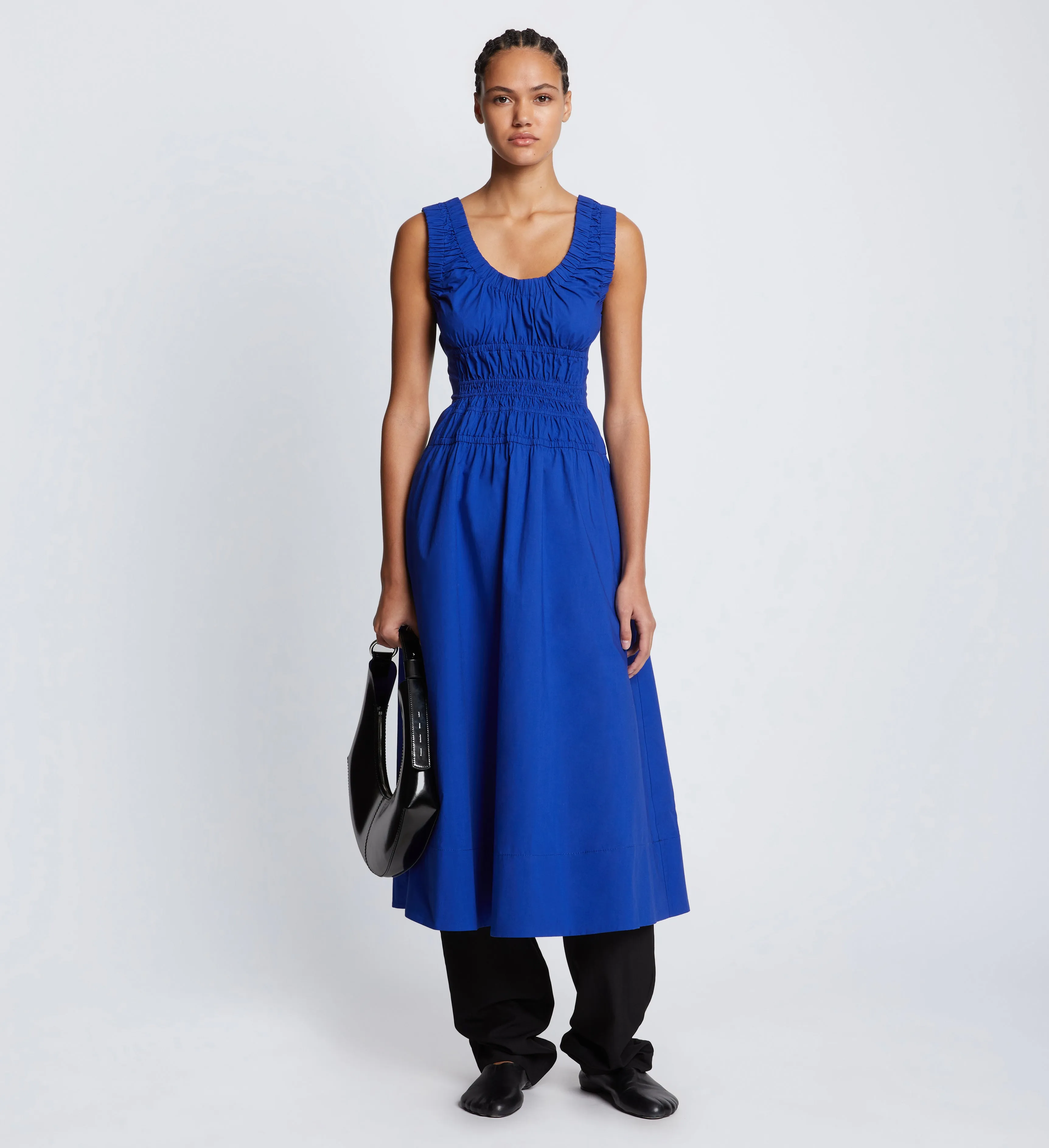 Poplin Gathered Dress sold by Proenza Schouler product image thumbnail 2