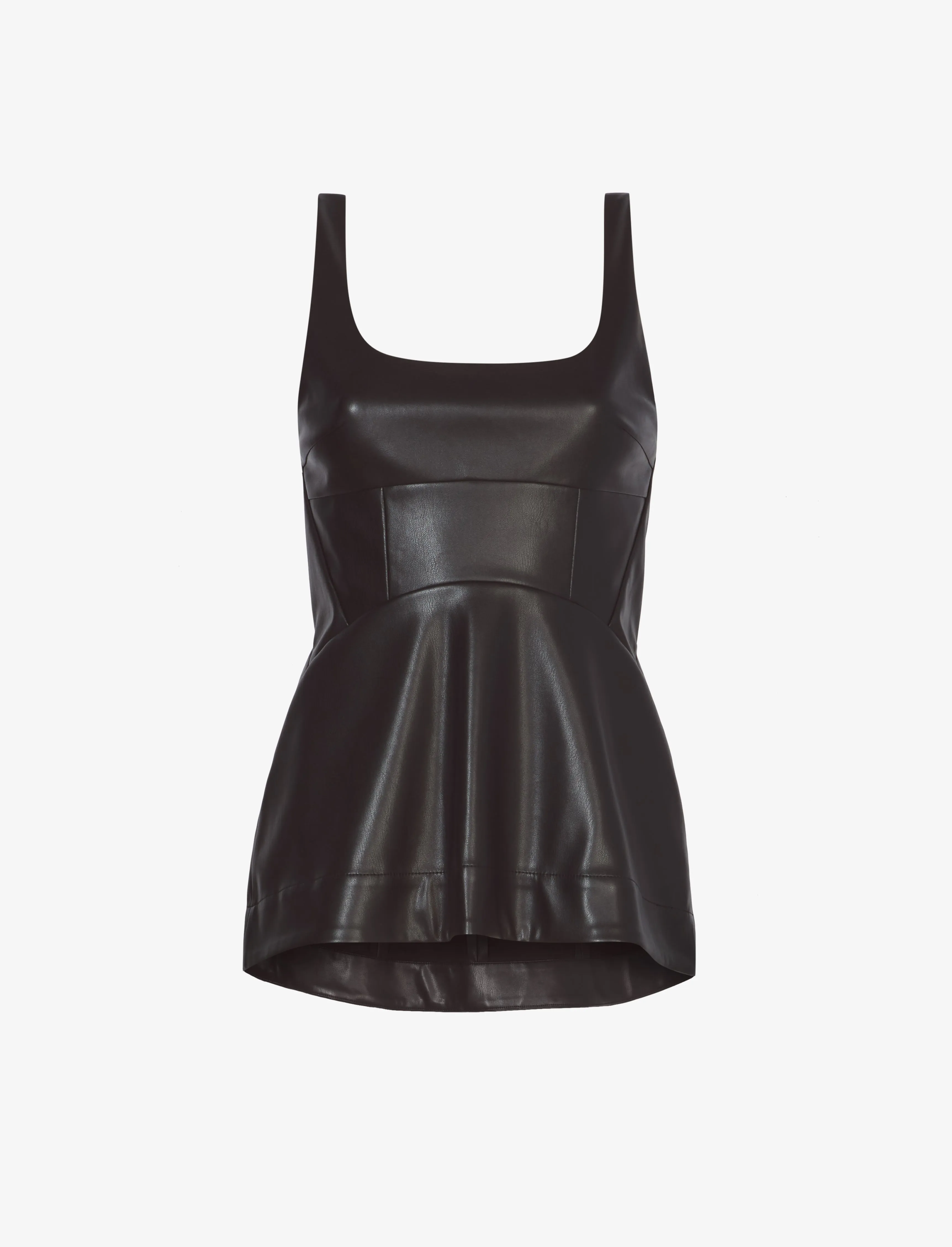 Faux Leather Bustier Top sold by Proenza Schouler
