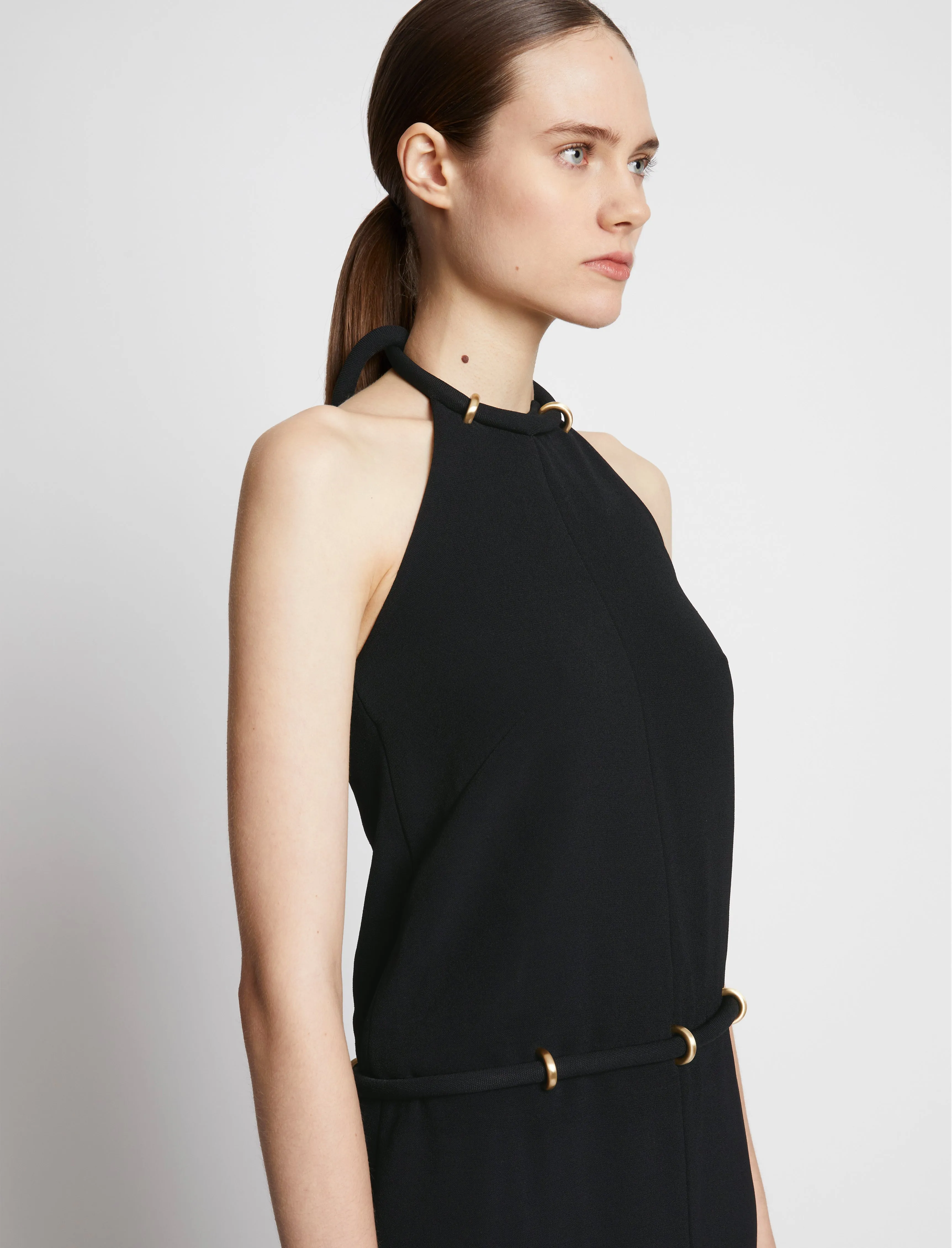 Bi-Stretch Crepe Halter Dress sold by Proenza Schouler product image thumbnail 5