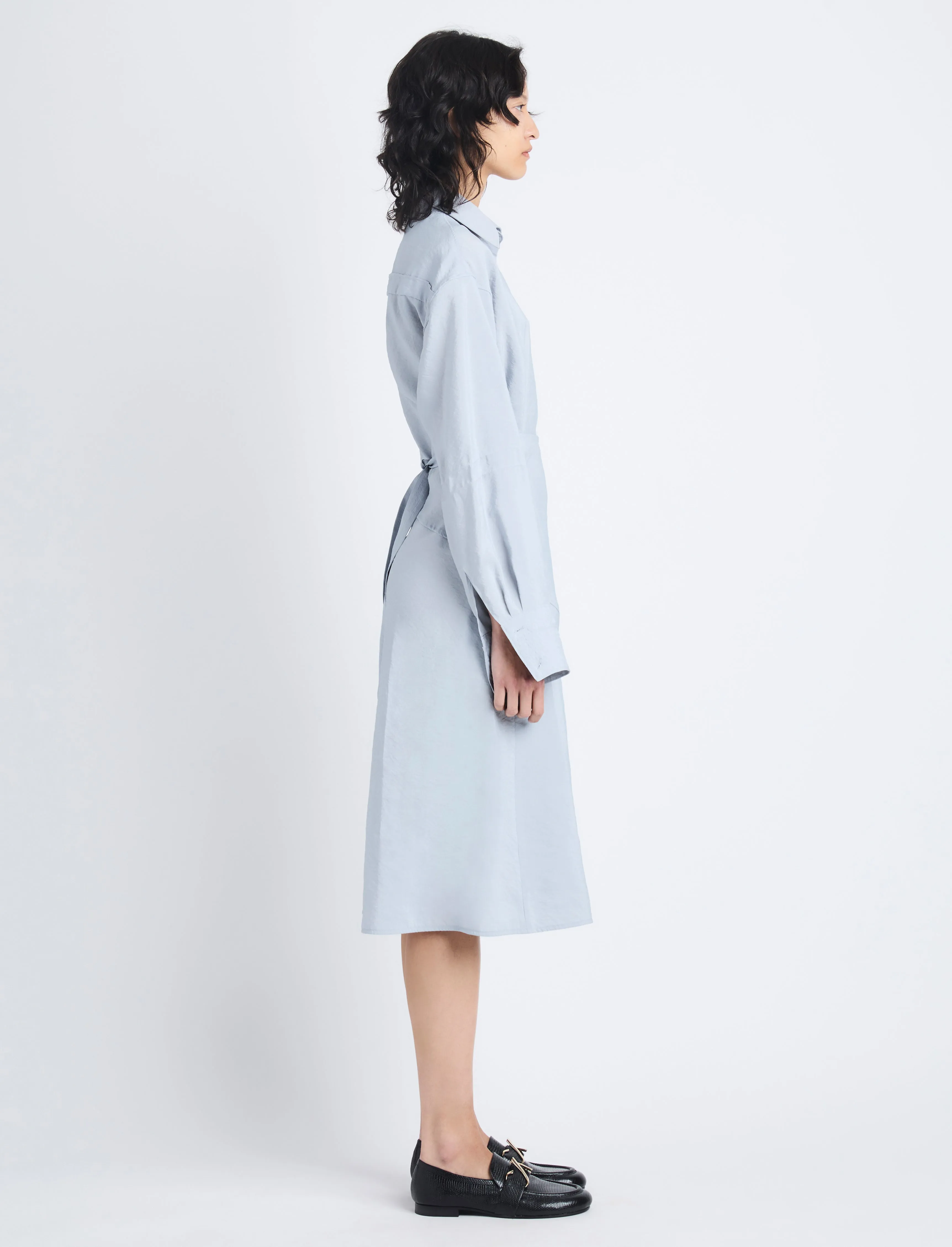 Olympia Dress in Washed Habotai sold by Proenza Schouler product image thumbnail 3