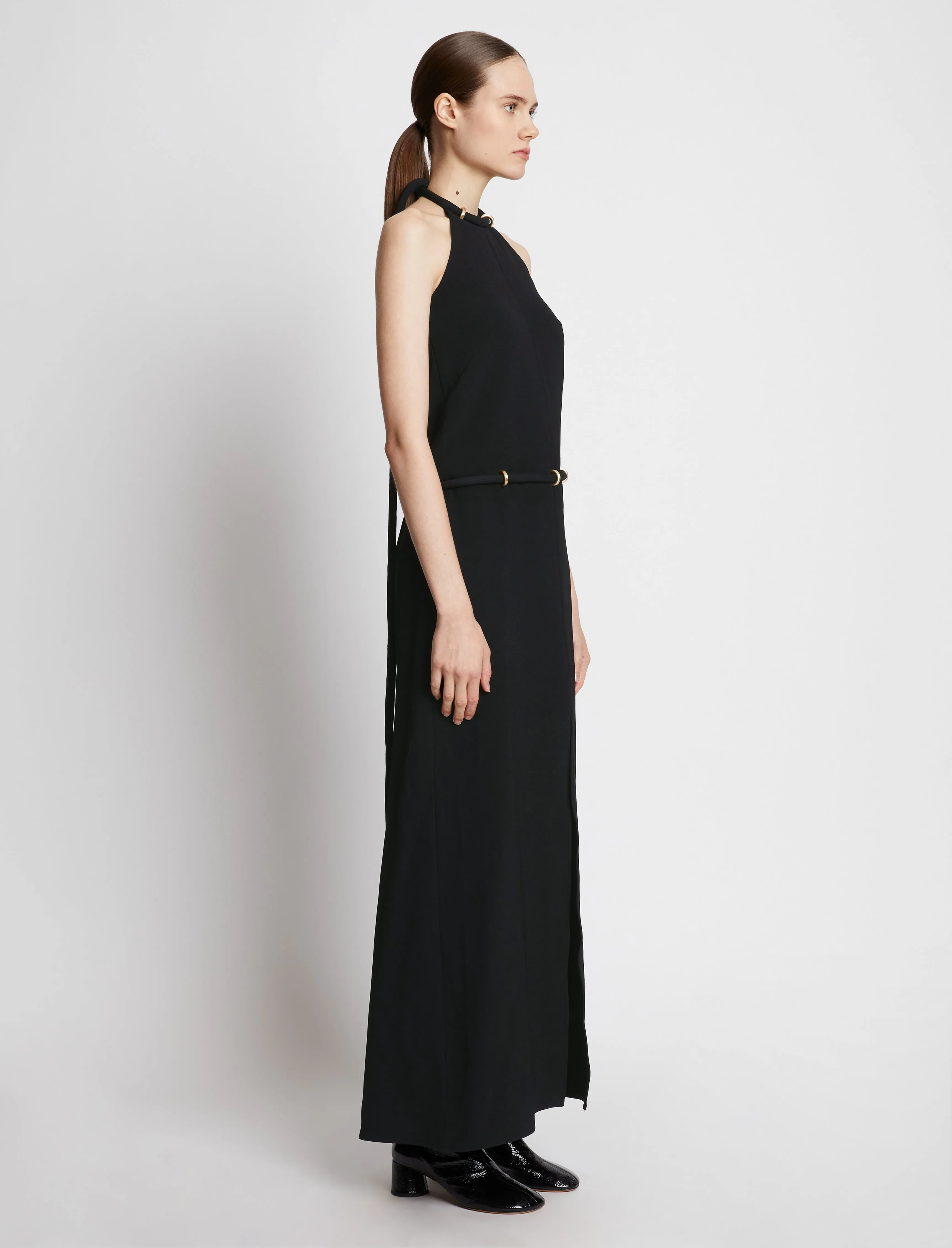Bi-Stretch Crepe Halter Dress sold by Proenza Schouler product image thumbnail 3