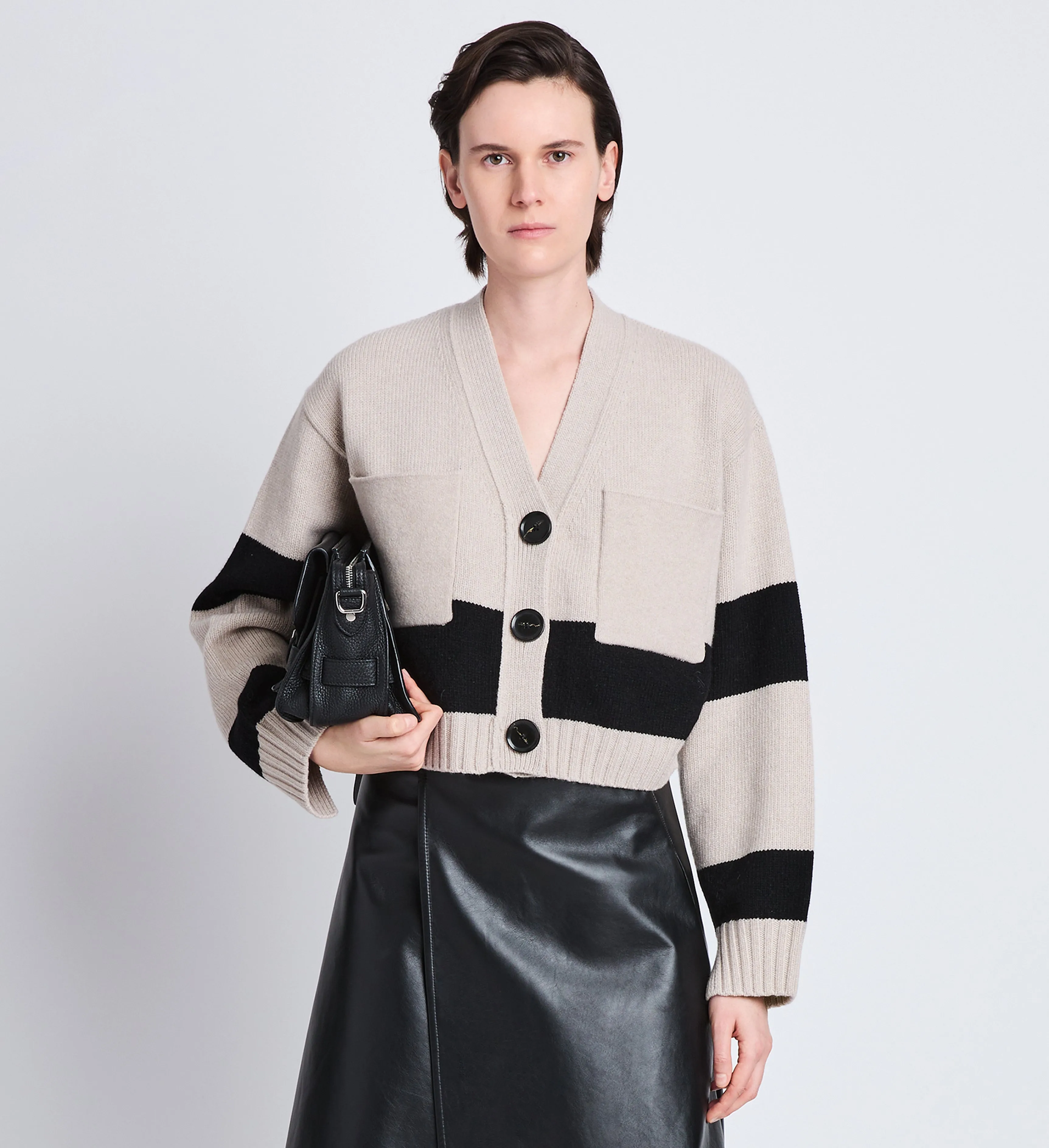 Sofia Cardigan in Striped Cashmere sold by Proenza Schouler product image thumbnail 2