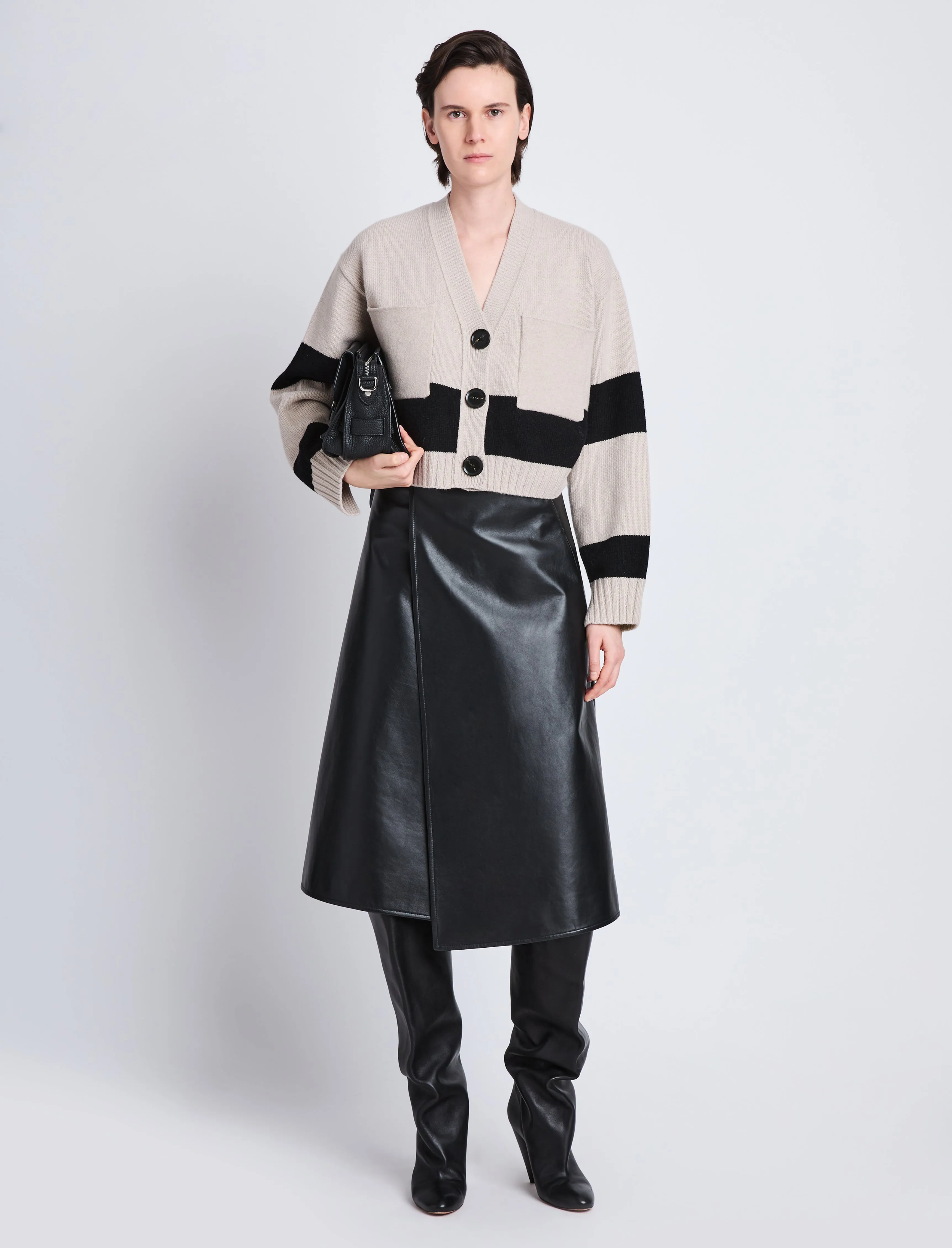 Sofia Cardigan in Striped Cashmere sold by Proenza Schouler product image thumbnail 3