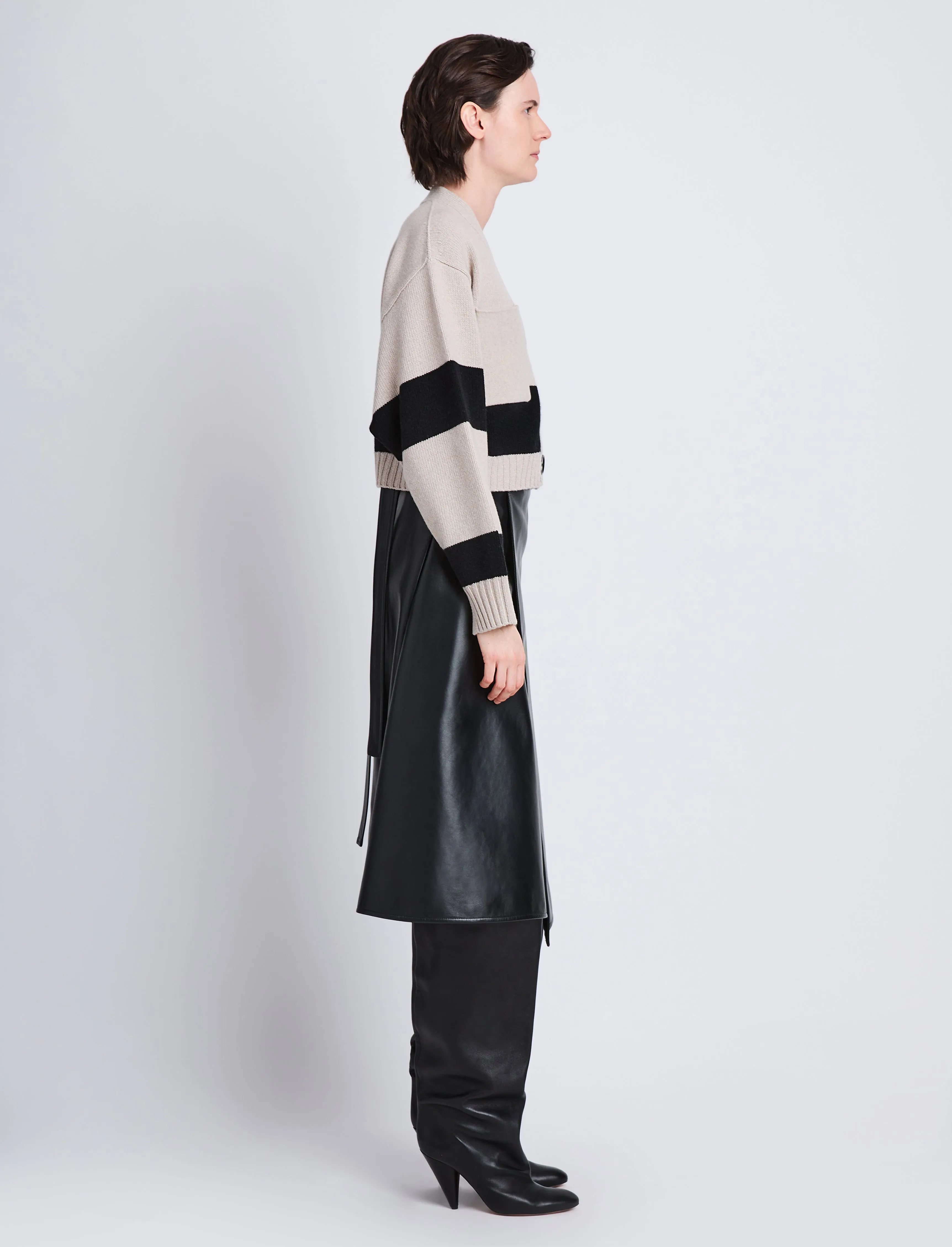 Sofia Cardigan in Striped Cashmere sold by Proenza Schouler product image thumbnail 4
