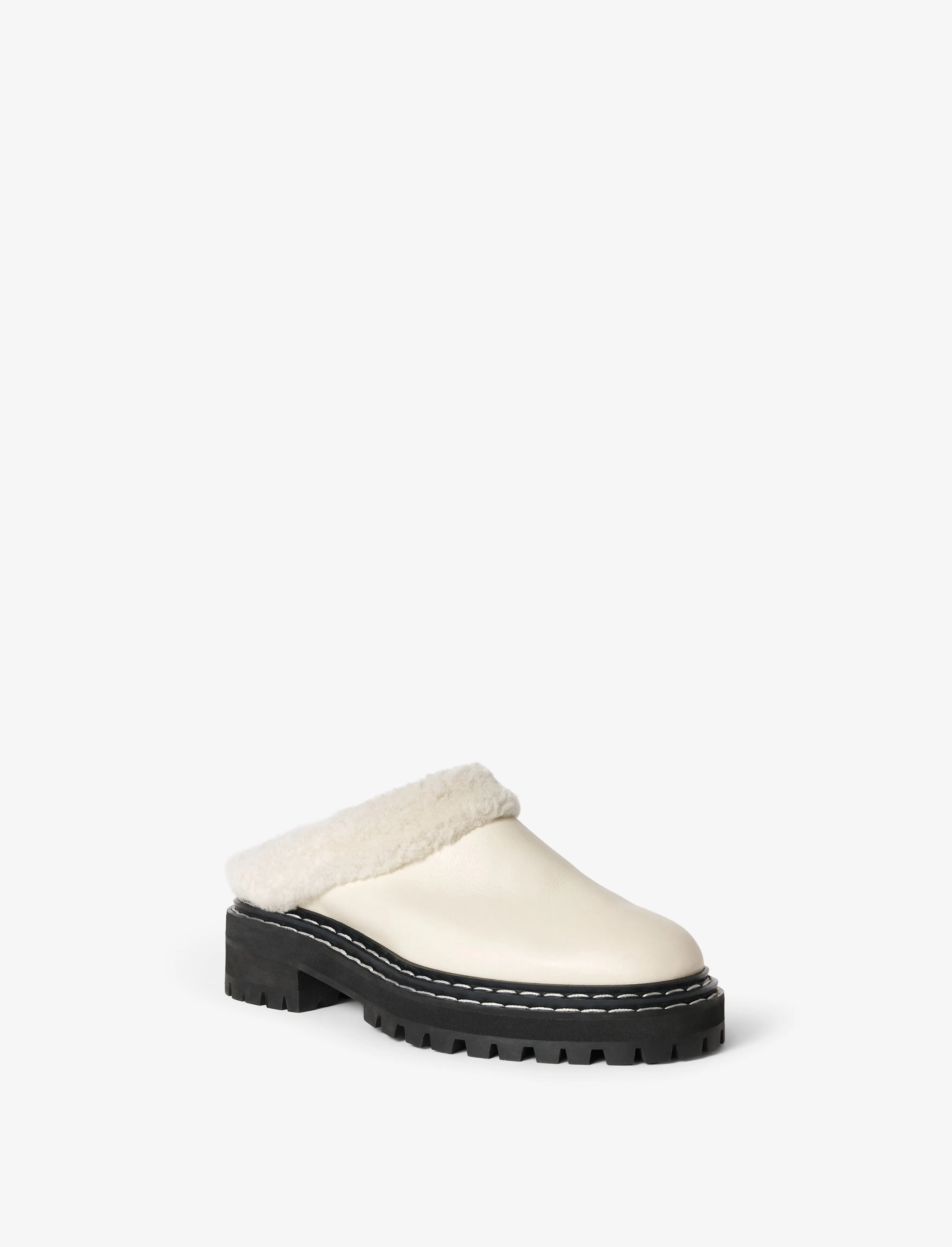 Shearling Lug Sole Mules sold by Proenza Schouler product image thumbnail 2