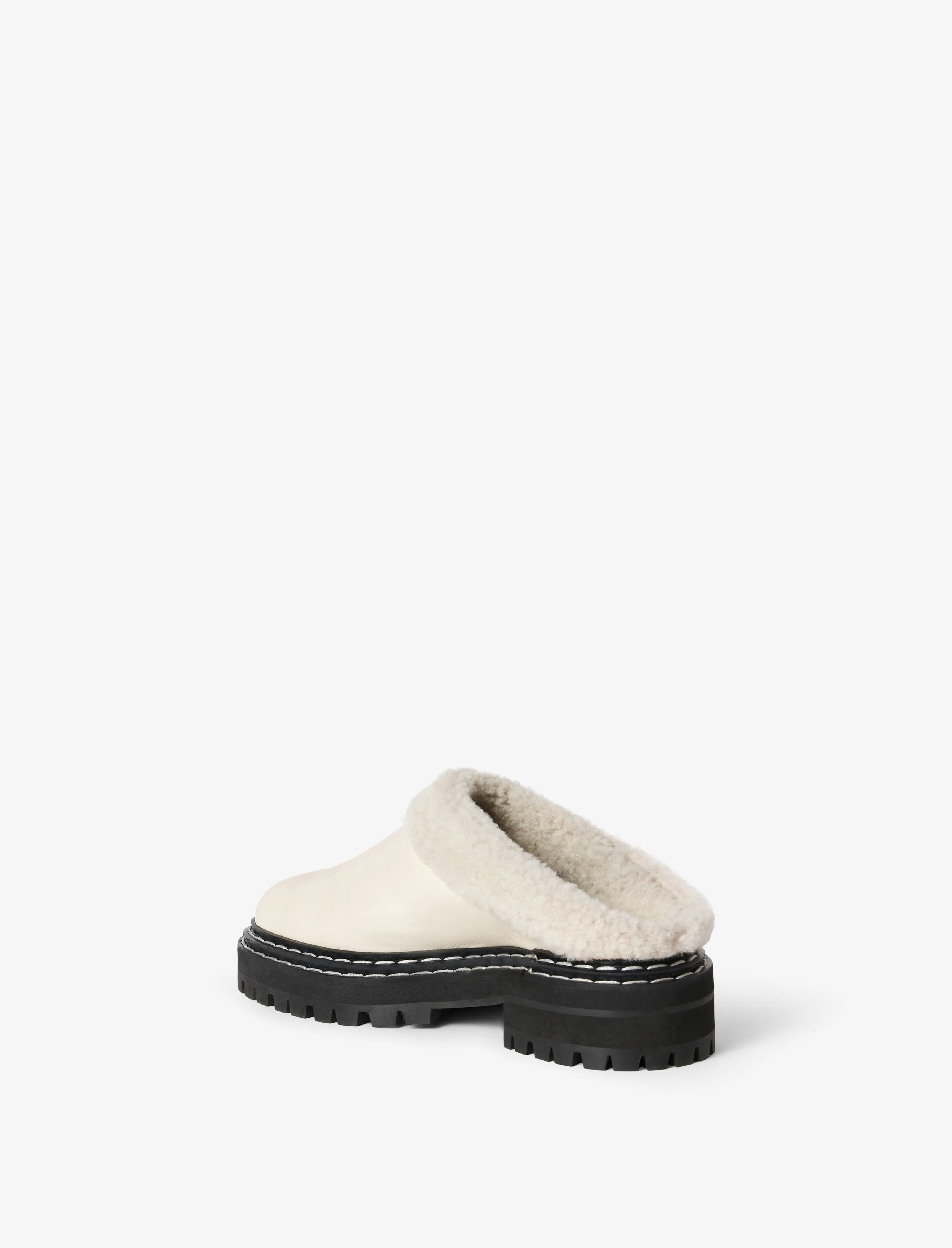 Shearling Lug Sole Mules sold by Proenza Schouler product image thumbnail 3