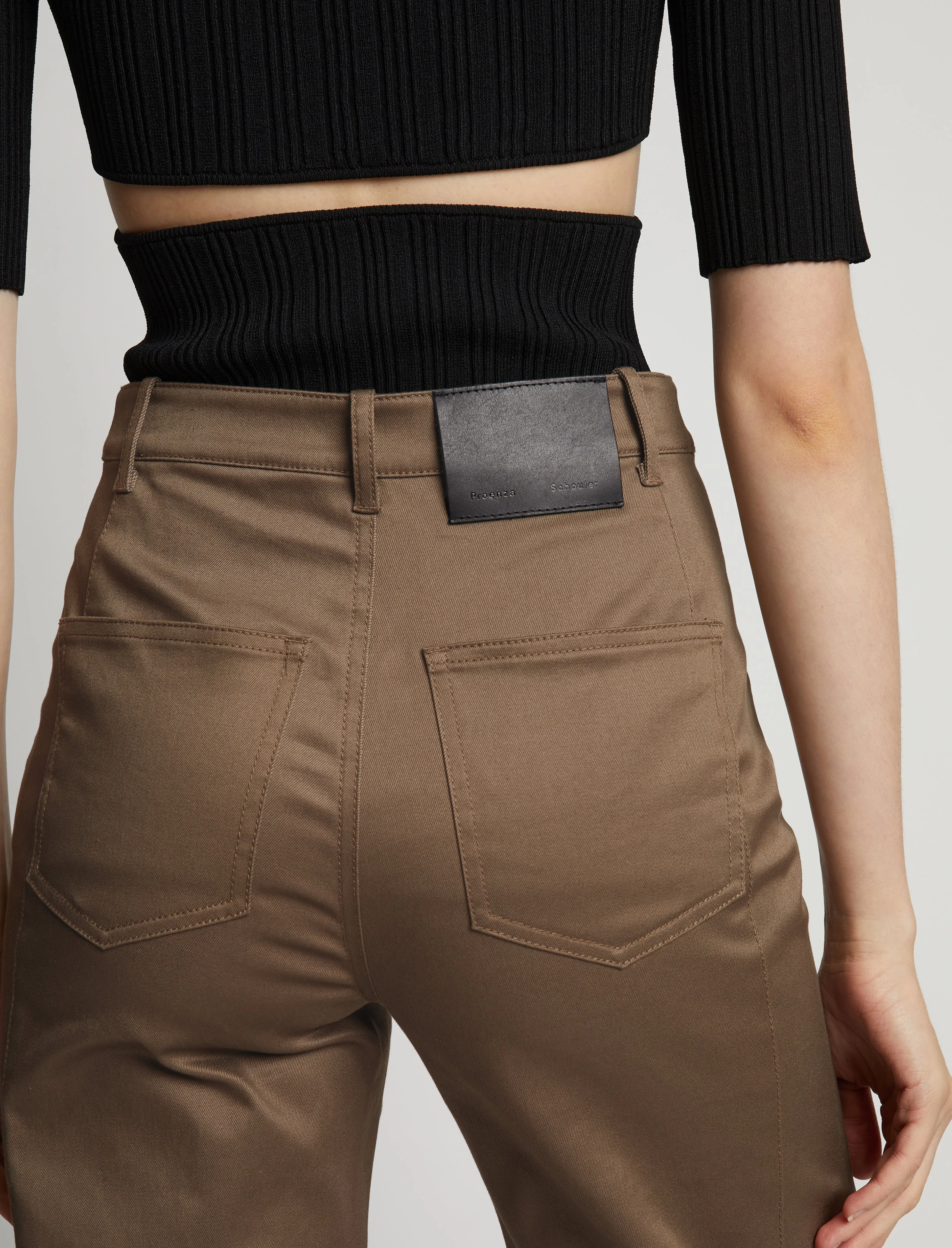 Sadie Pant in Cotton Twill sold by Proenza Schouler product image thumbnail 5