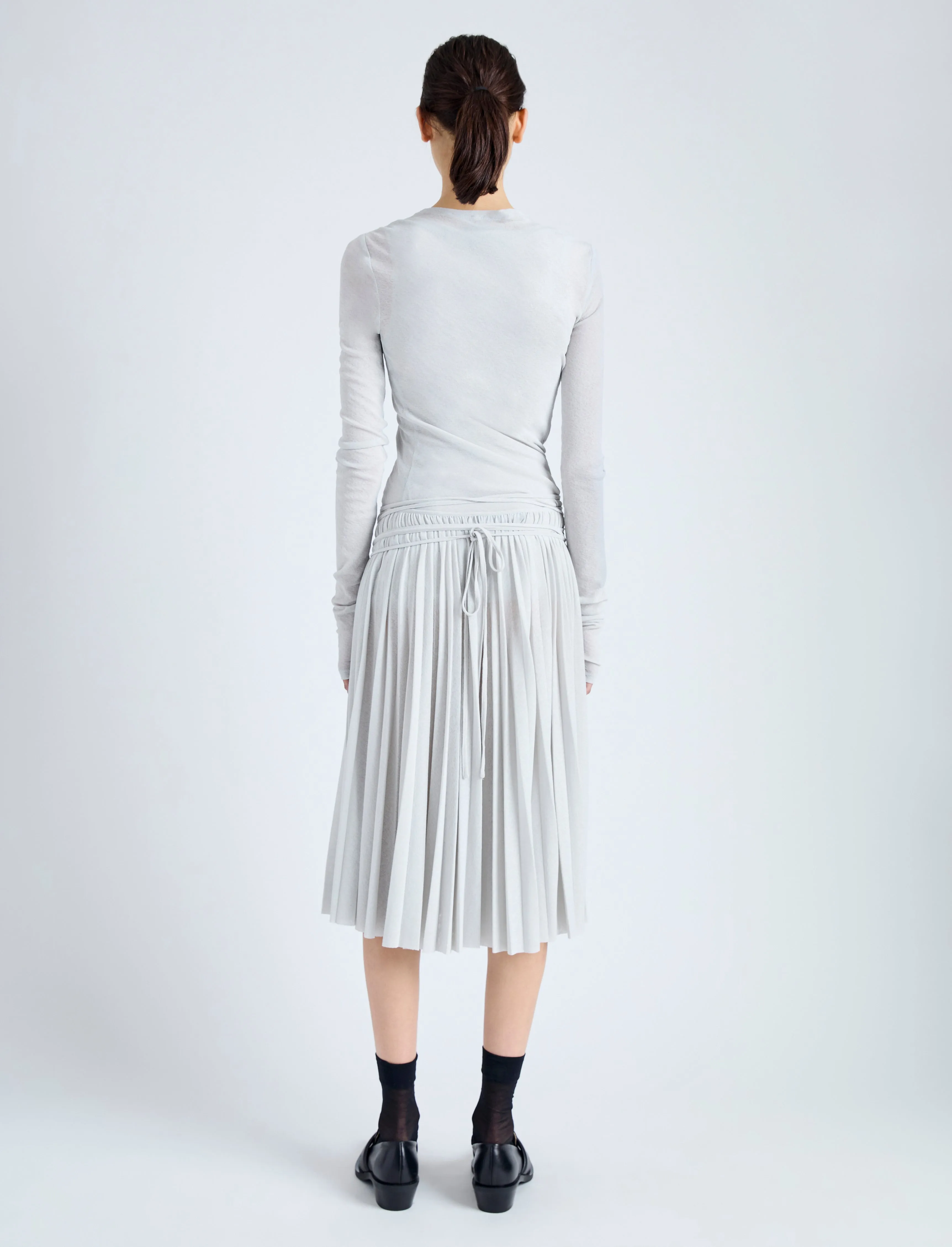 Roger Layered Top in Gauzy Jersey sold by Proenza Schouler product image thumbnail 5