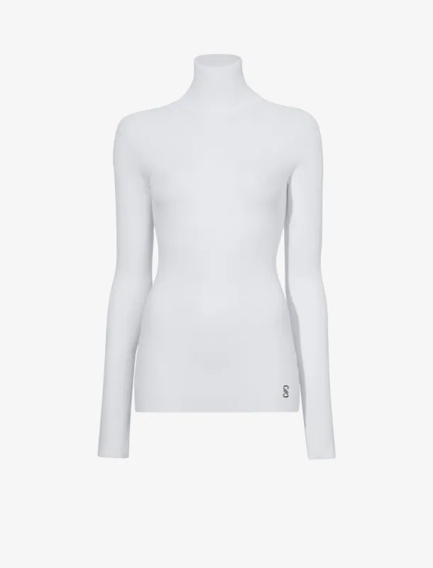 Fox Top In Matte Viscose Rib made by Proenza Schouler