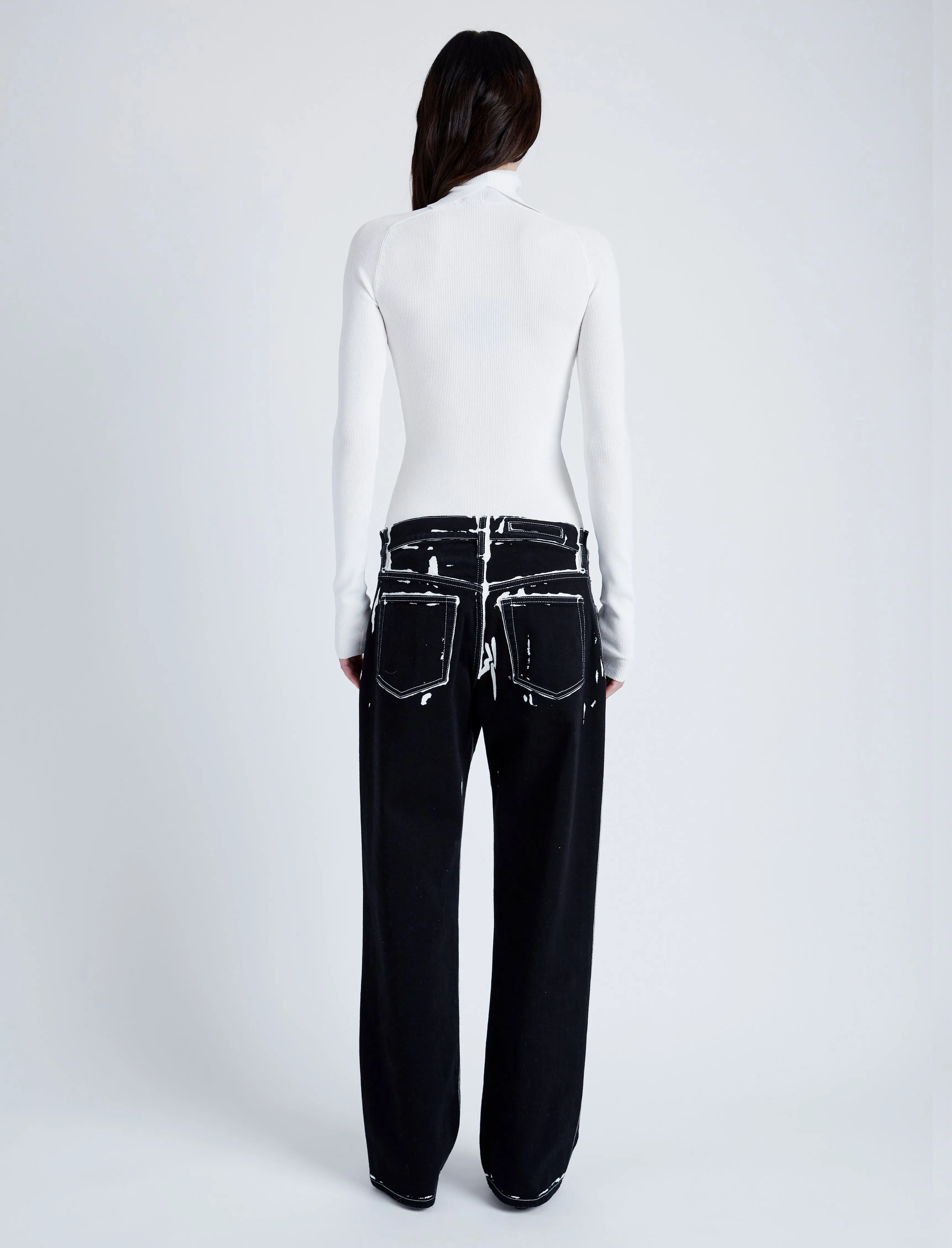 Fox Top In Matte Viscose Rib sold by Proenza Schouler product image thumbnail 5