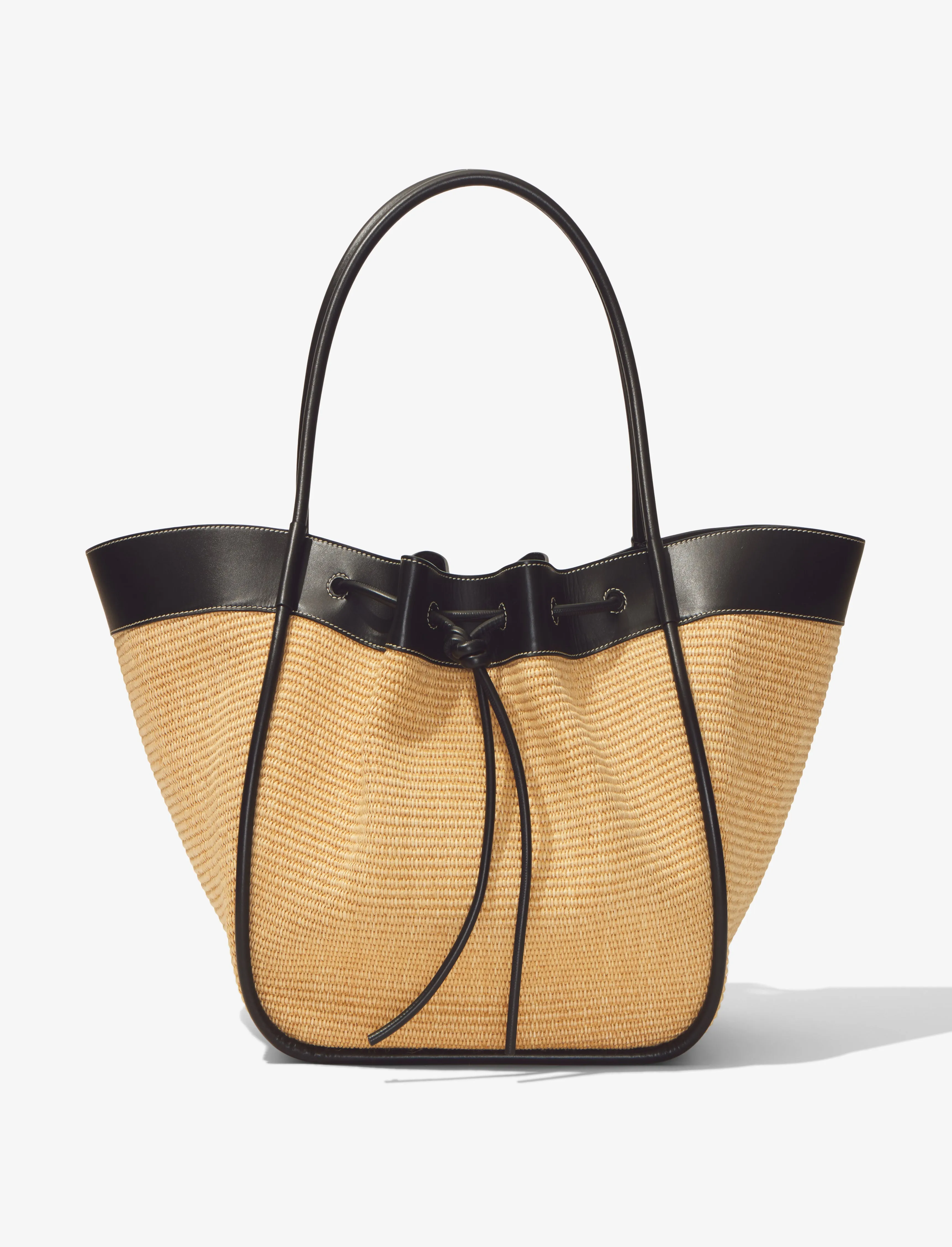 XL Ruched Tote in Raffia sold by Proenza Schouler product image thumbnail 4