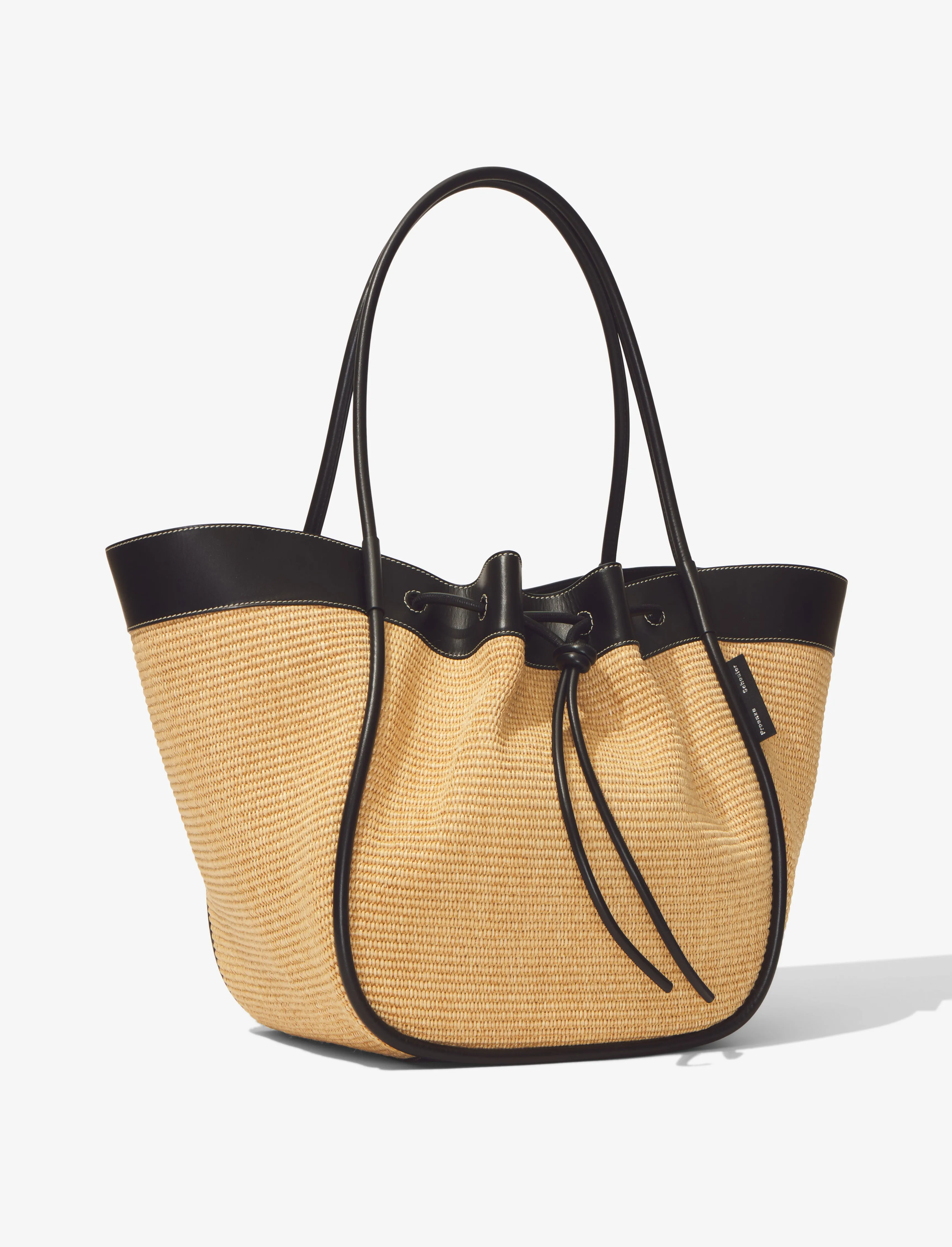 XL Ruched Tote in Raffia sold by Proenza Schouler product image thumbnail 3