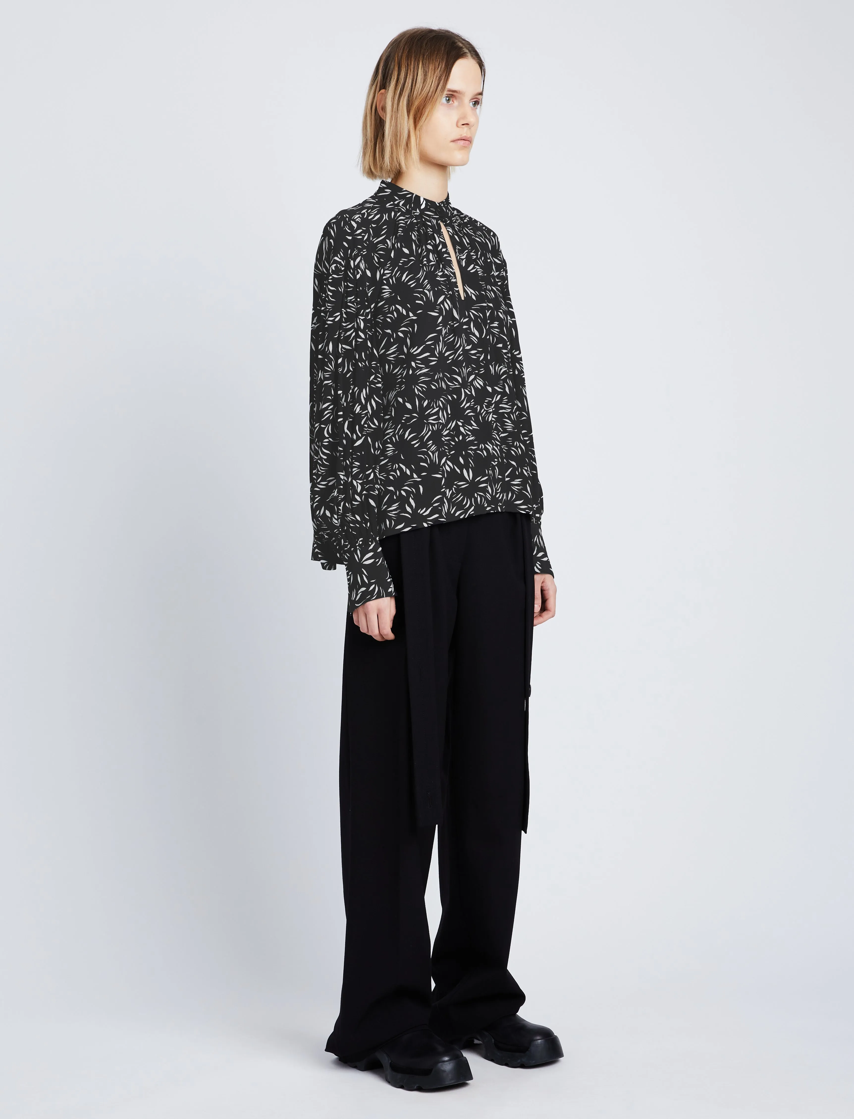 Printed Crepe De Chine Top sold by Proenza Schouler product image thumbnail 4
