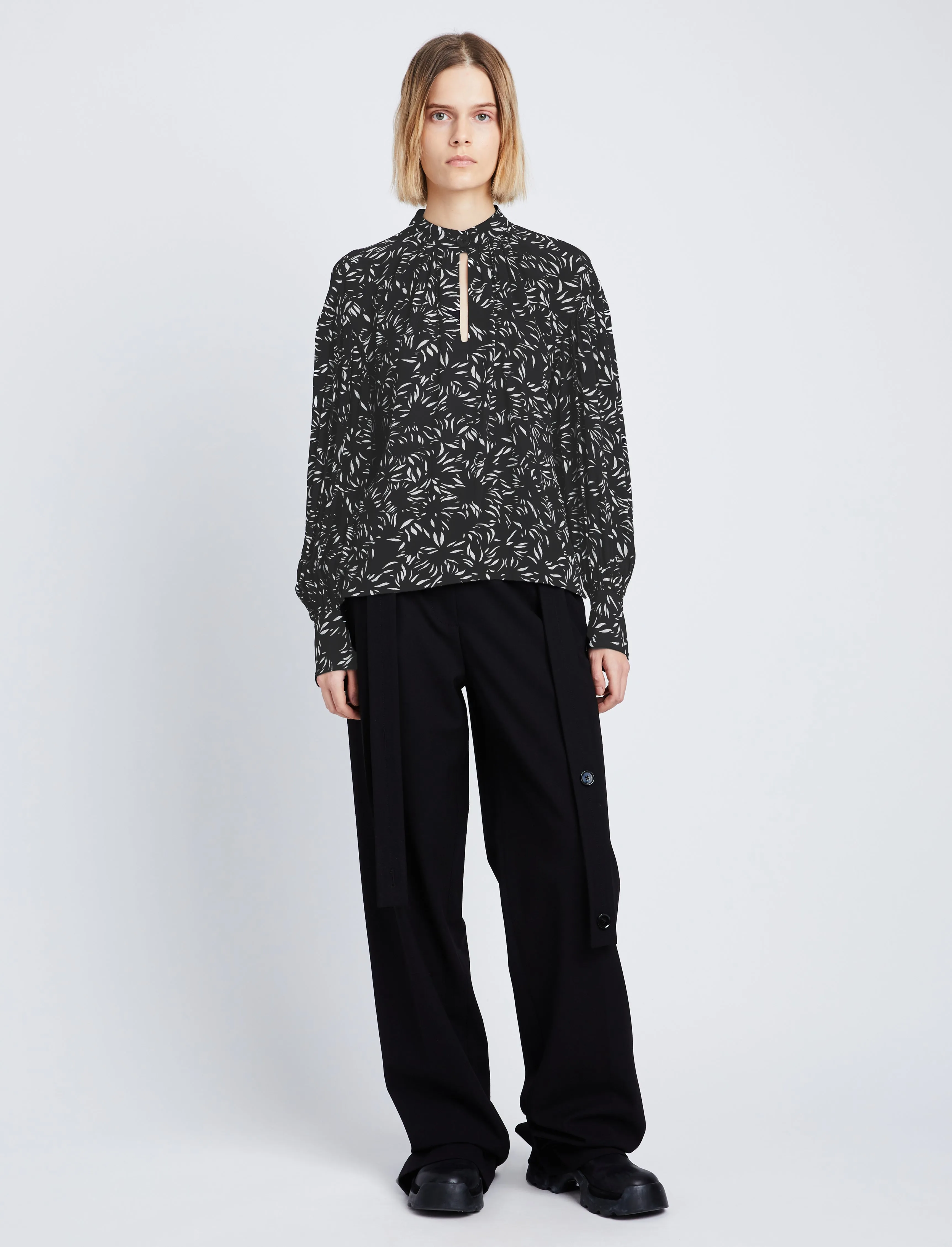 Printed Crepe De Chine Top sold by Proenza Schouler product image thumbnail 3