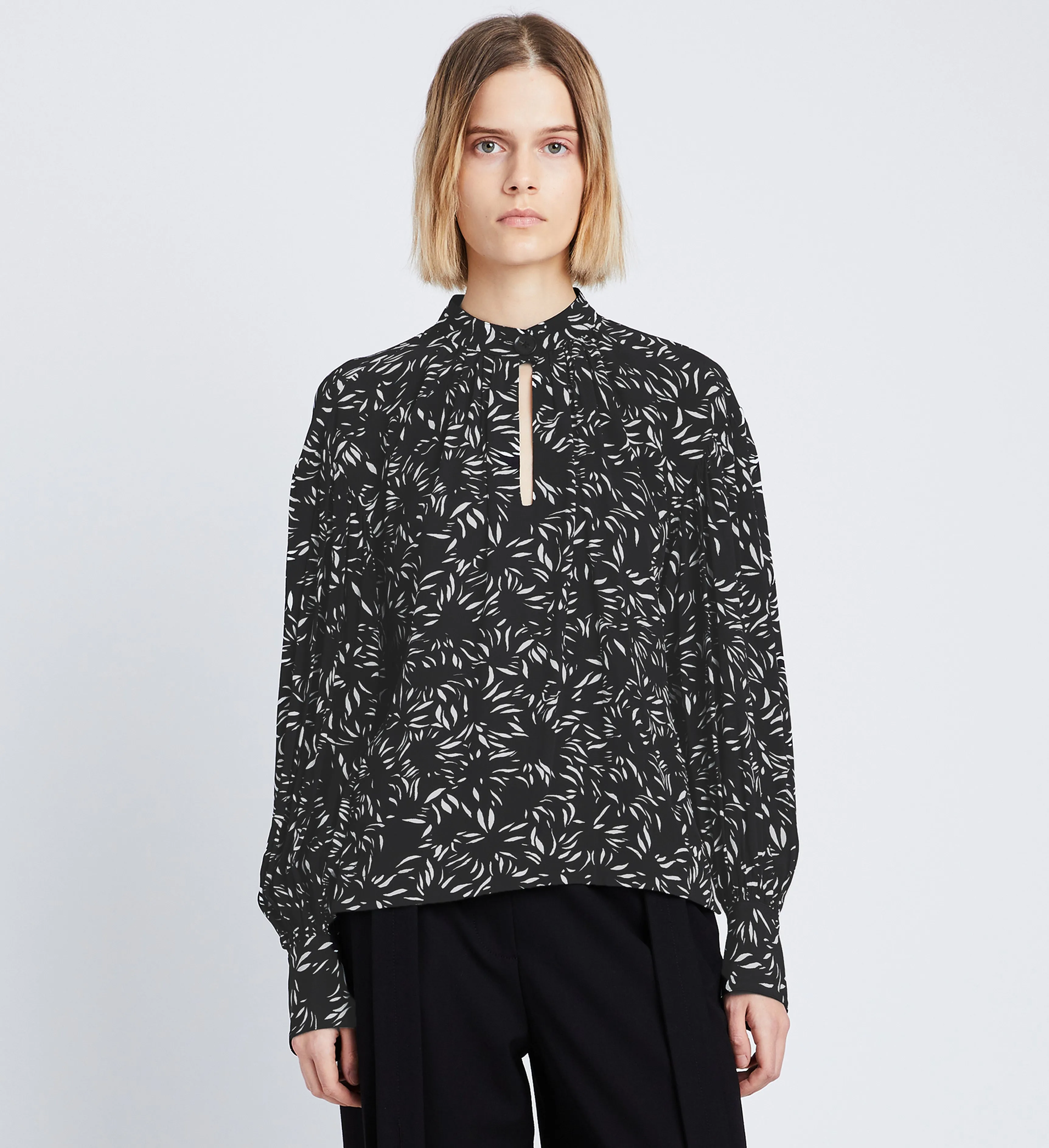 Printed Crepe De Chine Top sold by Proenza Schouler product image thumbnail 2