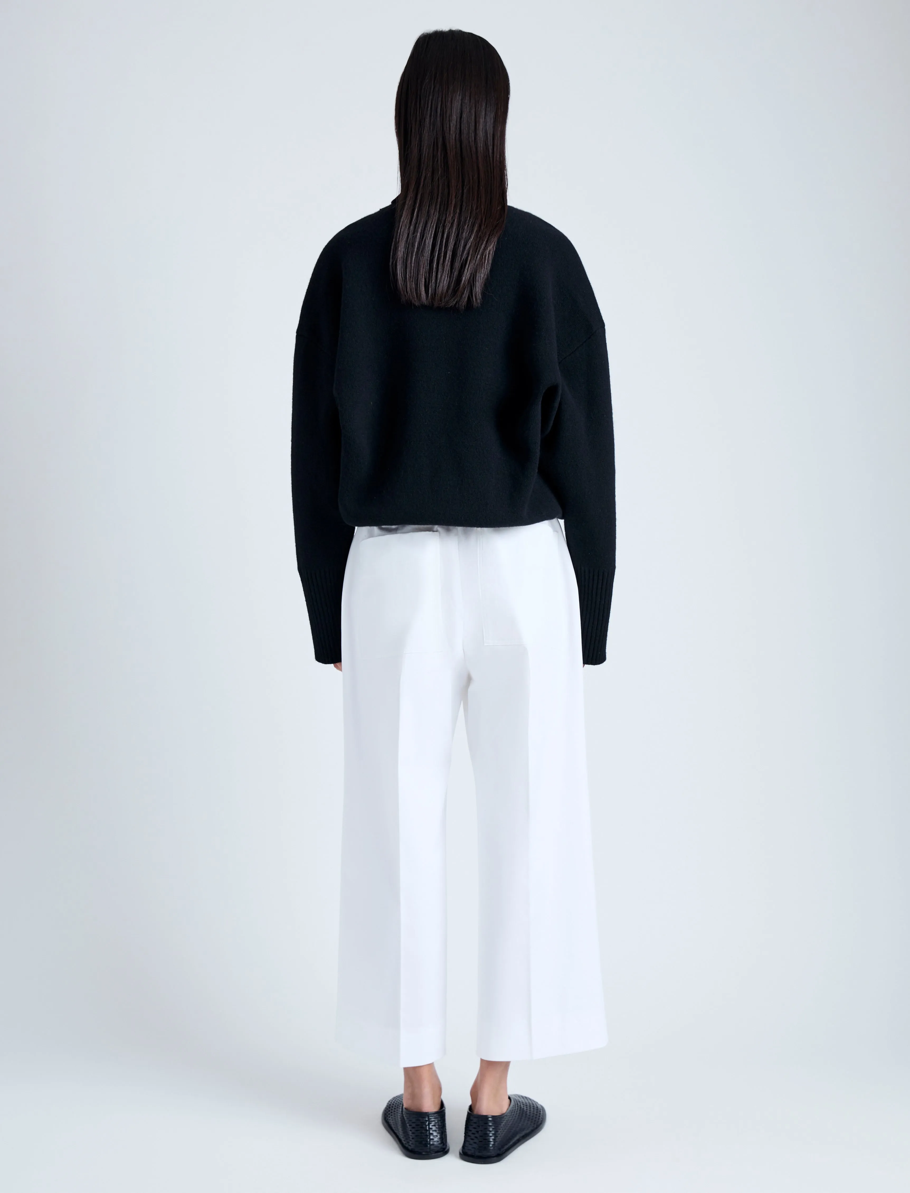 Amara Pant in Organic Cotton Twill sold by Proenza Schouler product image thumbnail 4