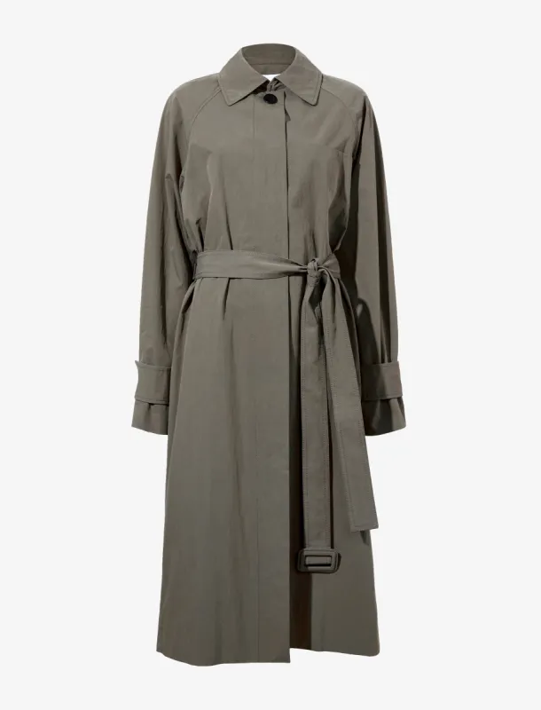 Clark Trench Coat in Cotton Nylon sold by Proenza Schouler