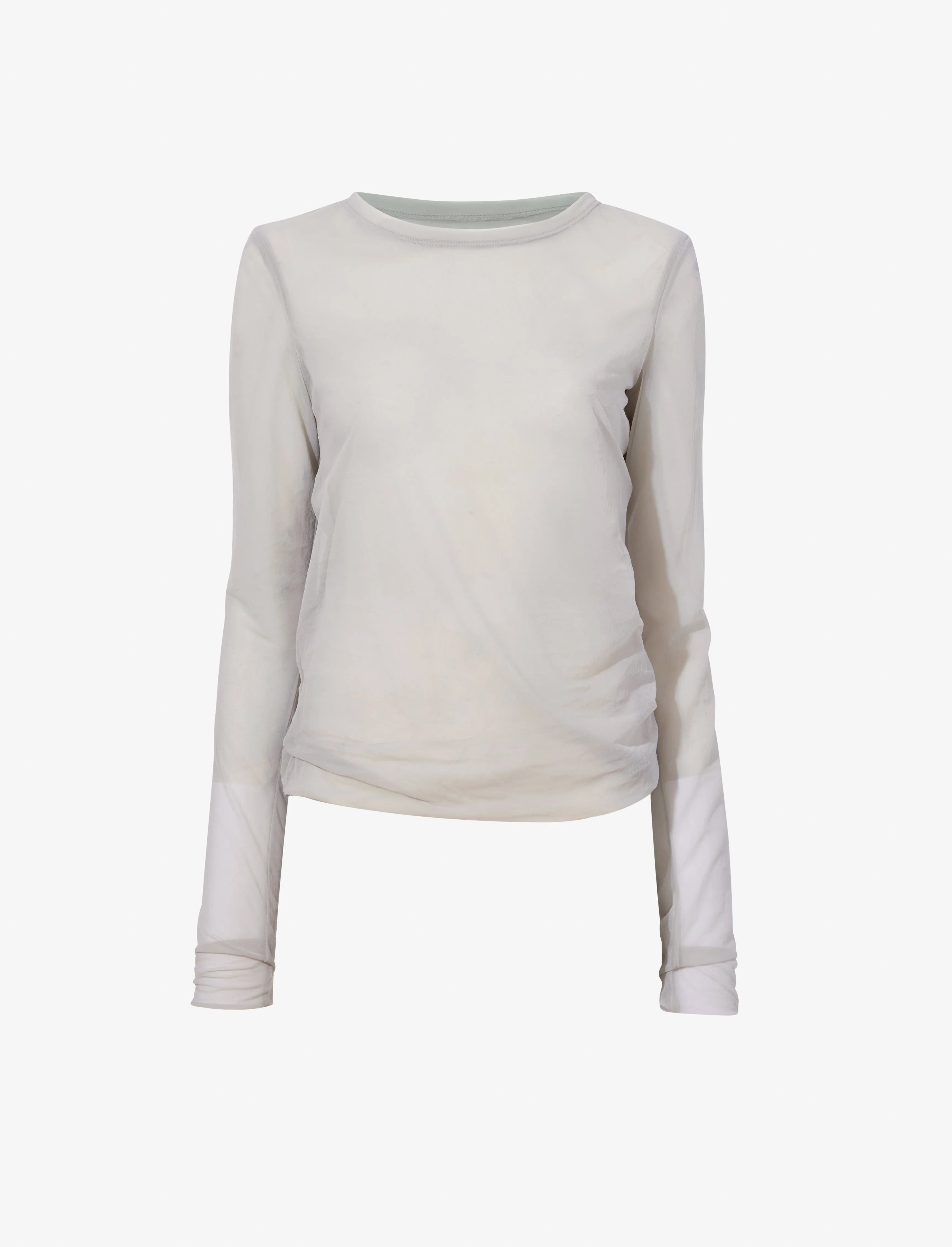 Dara Layered Top in Technical Nylon Jersey sold by Proenza Schouler