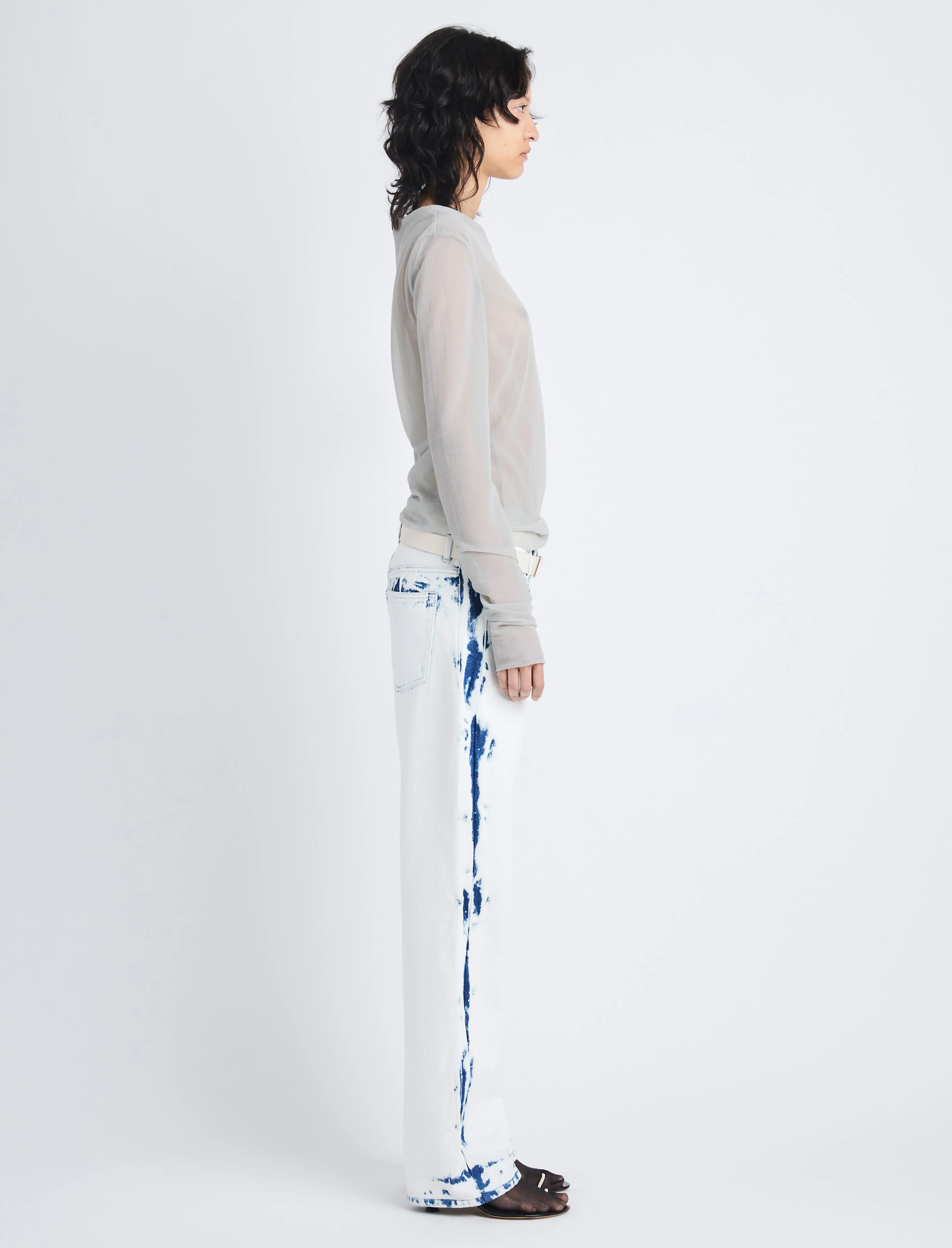 Dara Layered Top in Technical Nylon Jersey sold by Proenza Schouler product image thumbnail 3