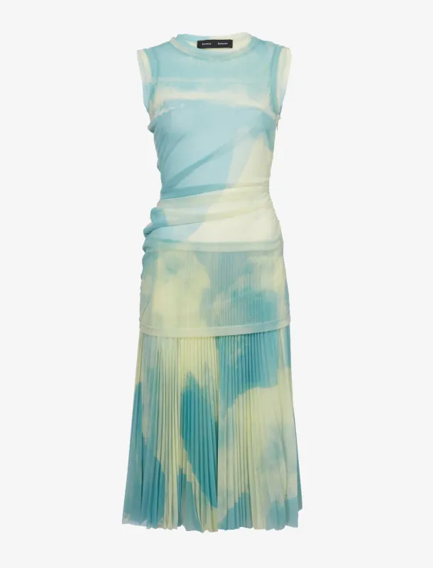 Zoe Dress in Printed Nylon Jersey sold by Proenza Schouler
