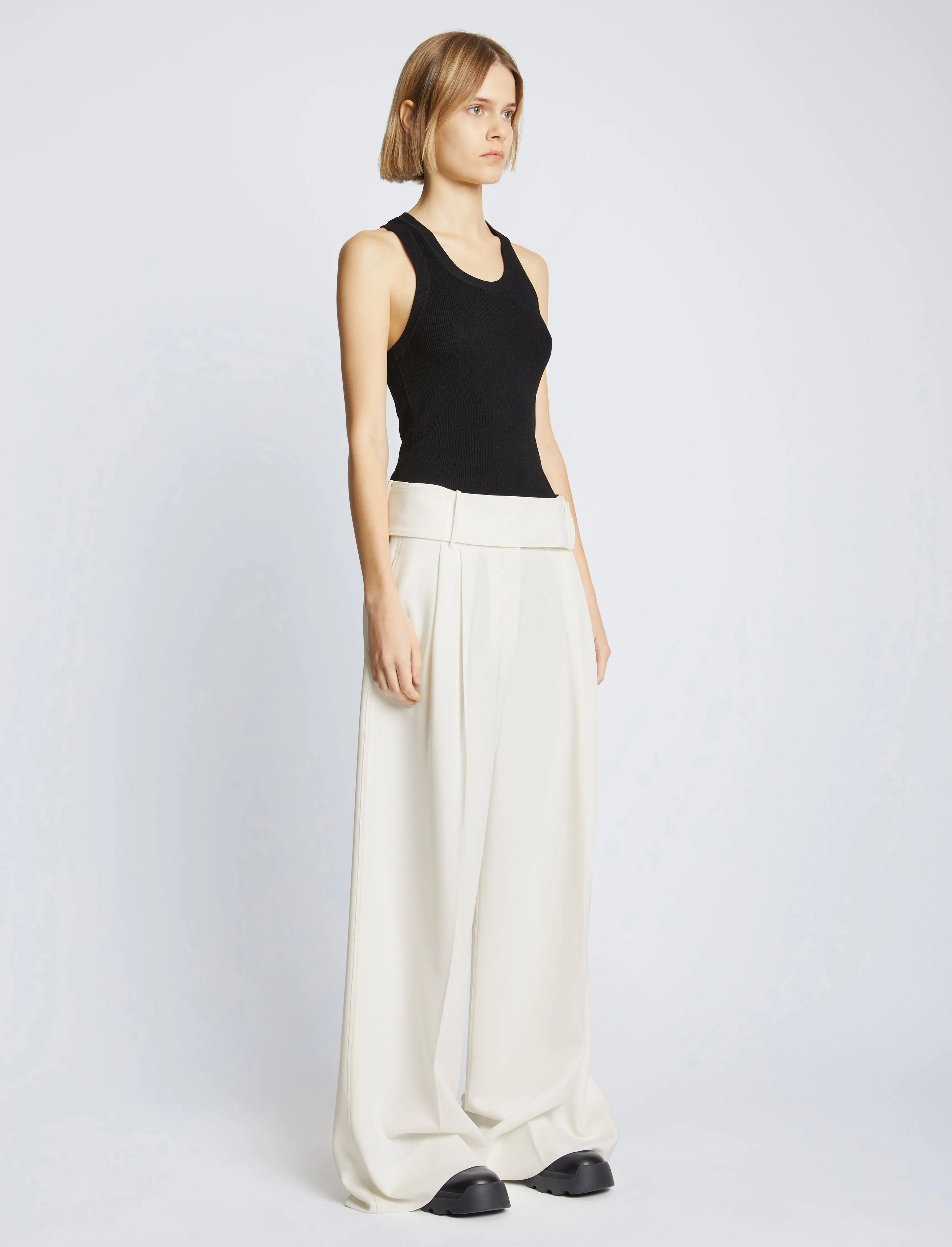 Matte Viscose Crepe Pants sold by Proenza Schouler product image thumbnail 3