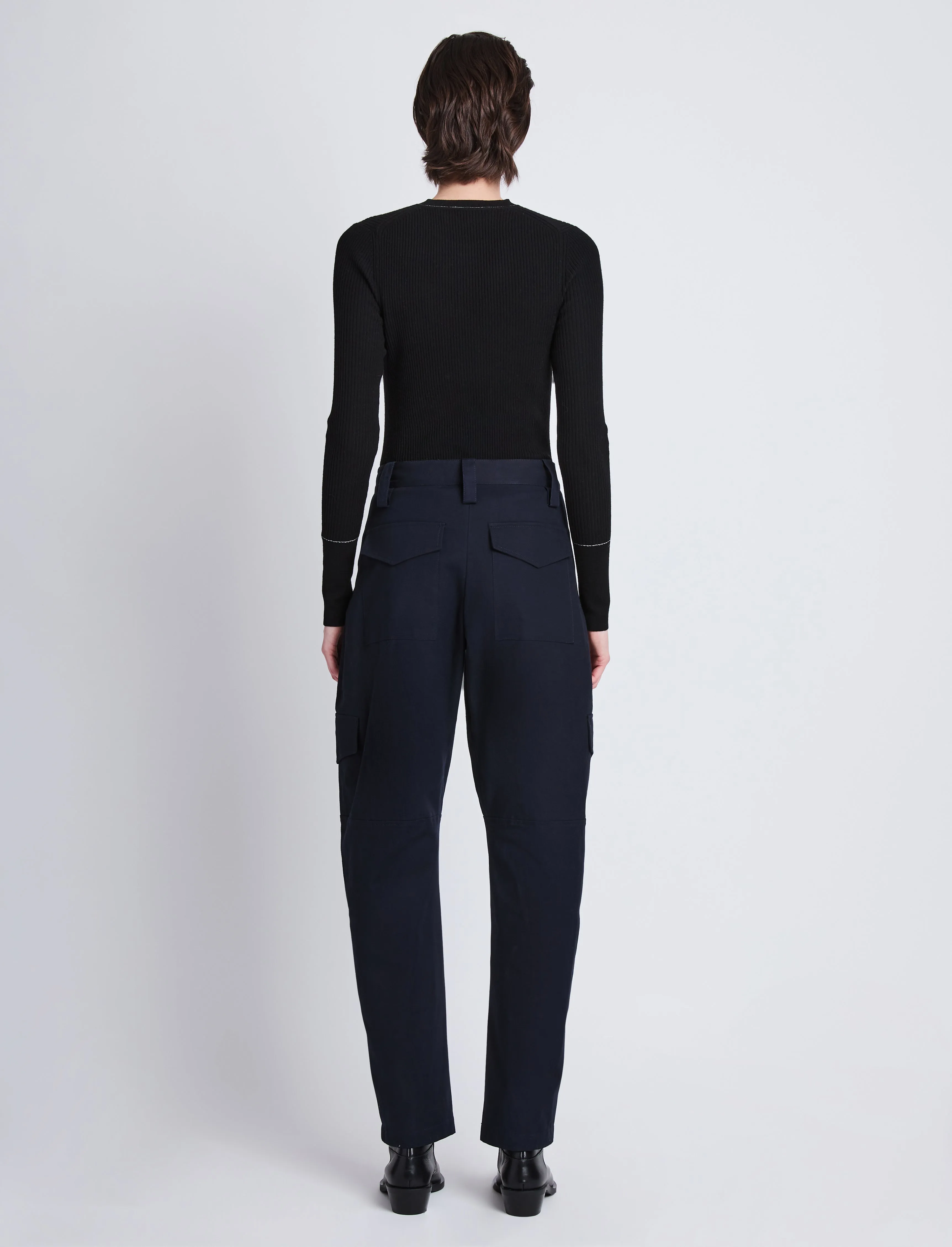 Jackson Cargo Pant in Cotton Twill sold by Proenza Schouler product image thumbnail 4